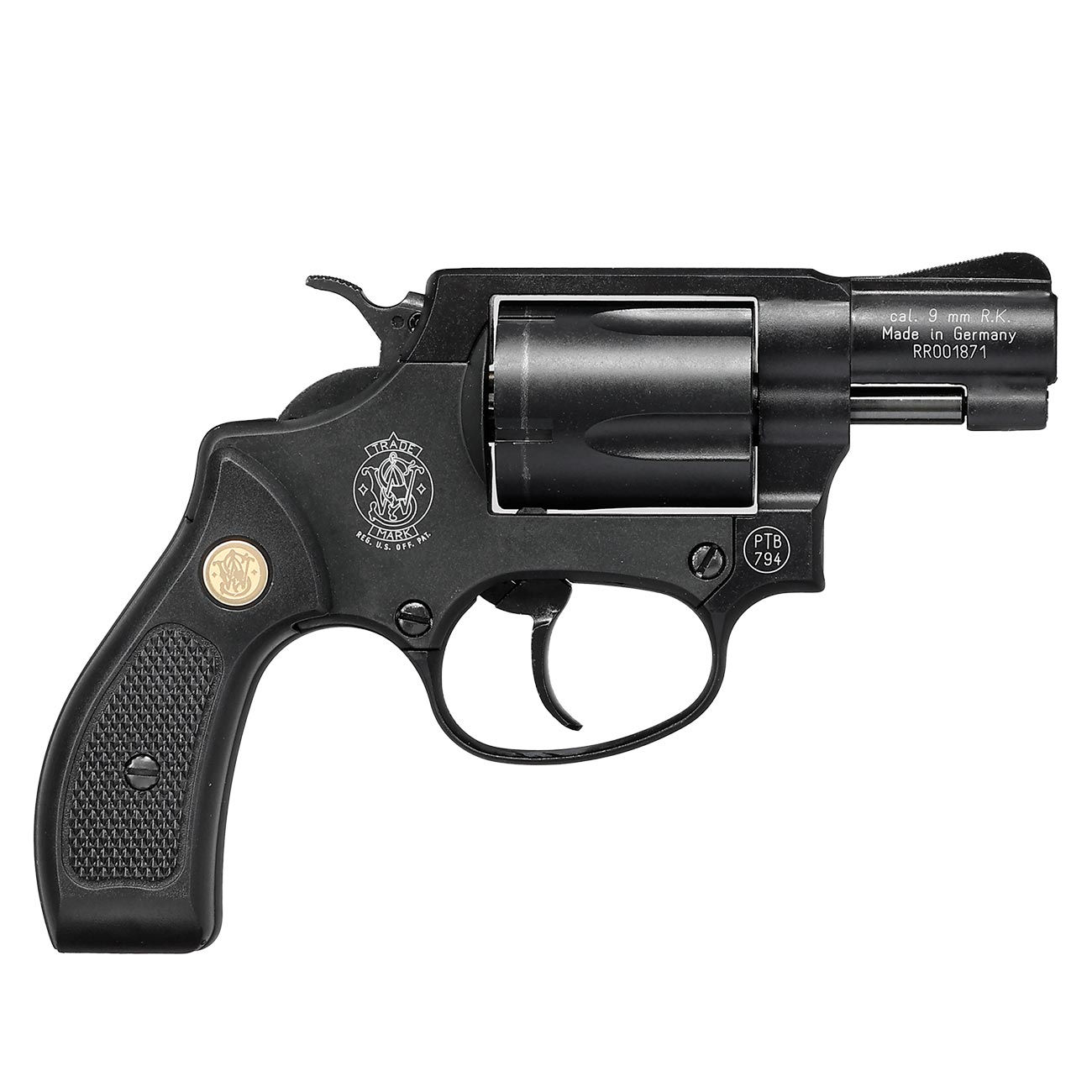 Smith & Wesson Chiefs Special Schreckschussrevolver Kal. 9mm R.K. brniert Bild 3