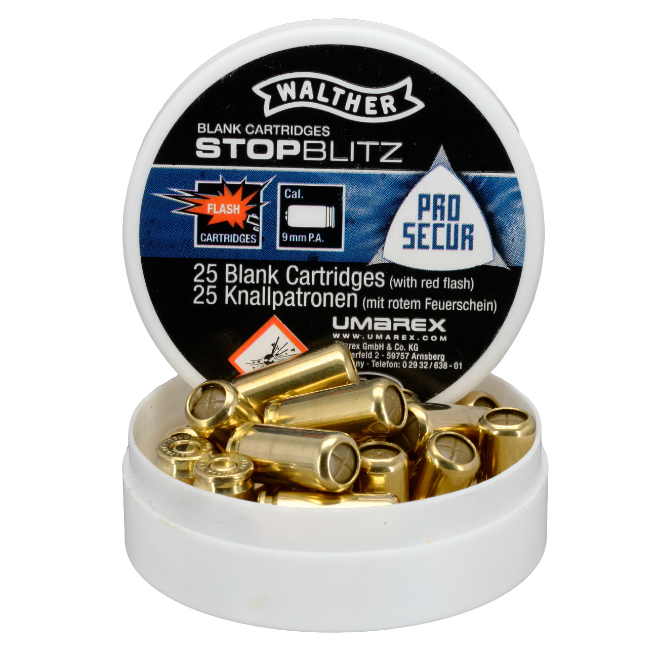 Walther Stop-Blitz Kal. 9 mm P.A.K. 25 Stck