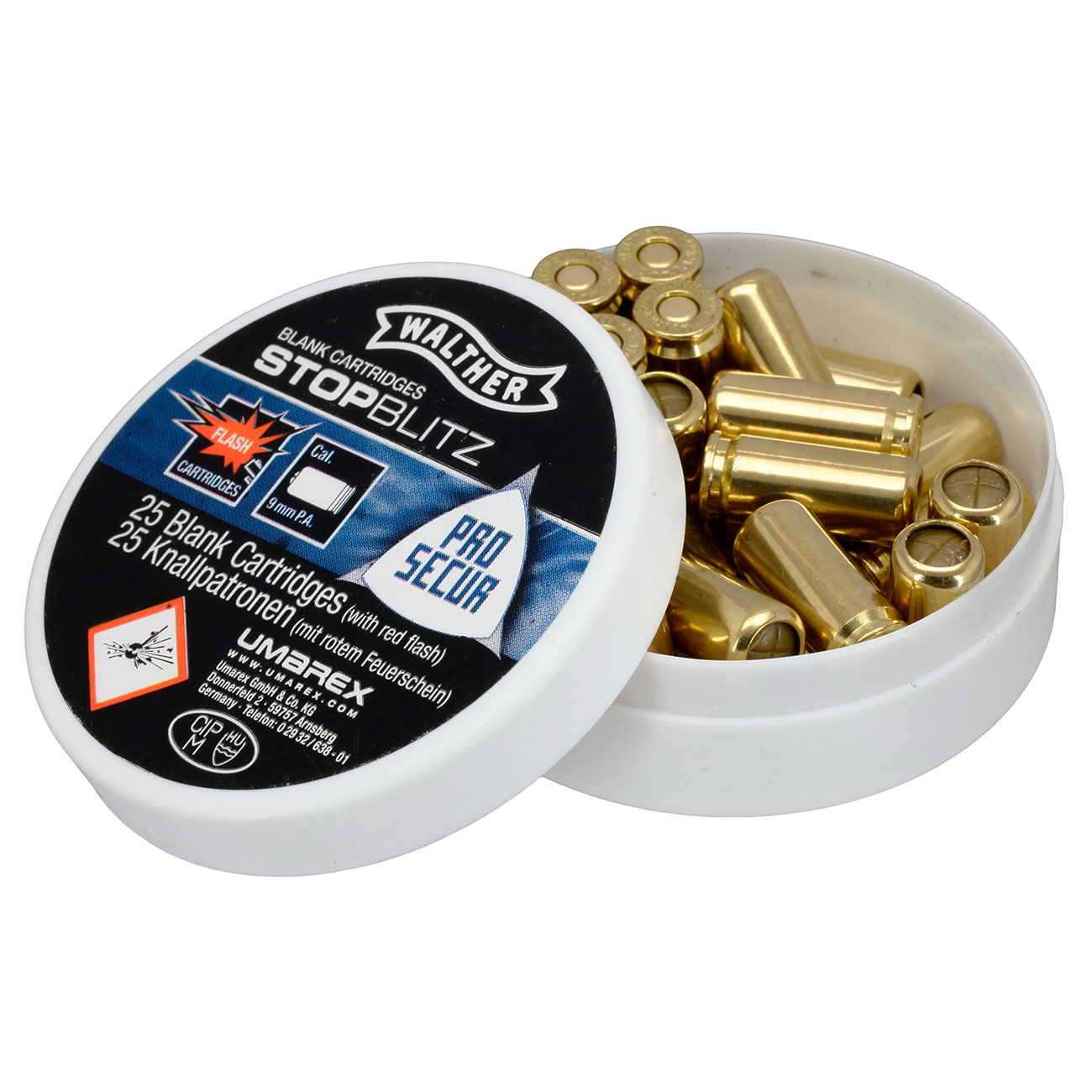 Walther Stop-Blitz Kal. 9 mm P.A.K. 25 Stck Bild 1