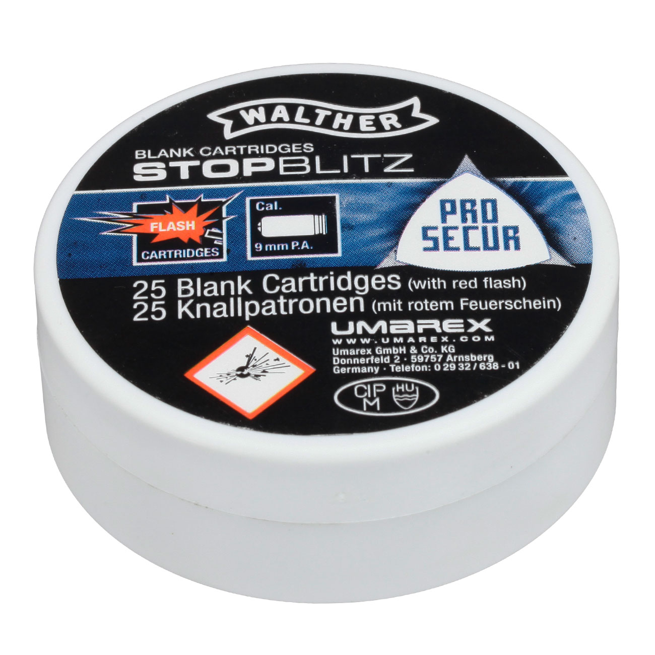 Walther Stop-Blitz Kal. 9 mm P.A.K. 25 Stck Bild 2