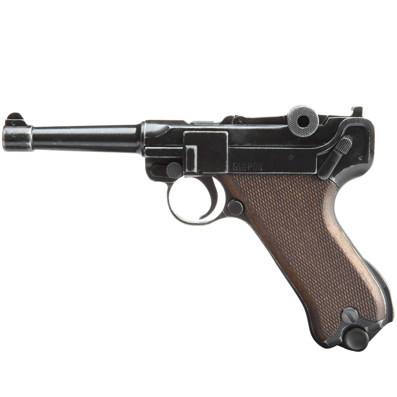 ME Modell P08 Parabellum Schreckschuss Pistole 9 mm P.A.K. antik finish WWII