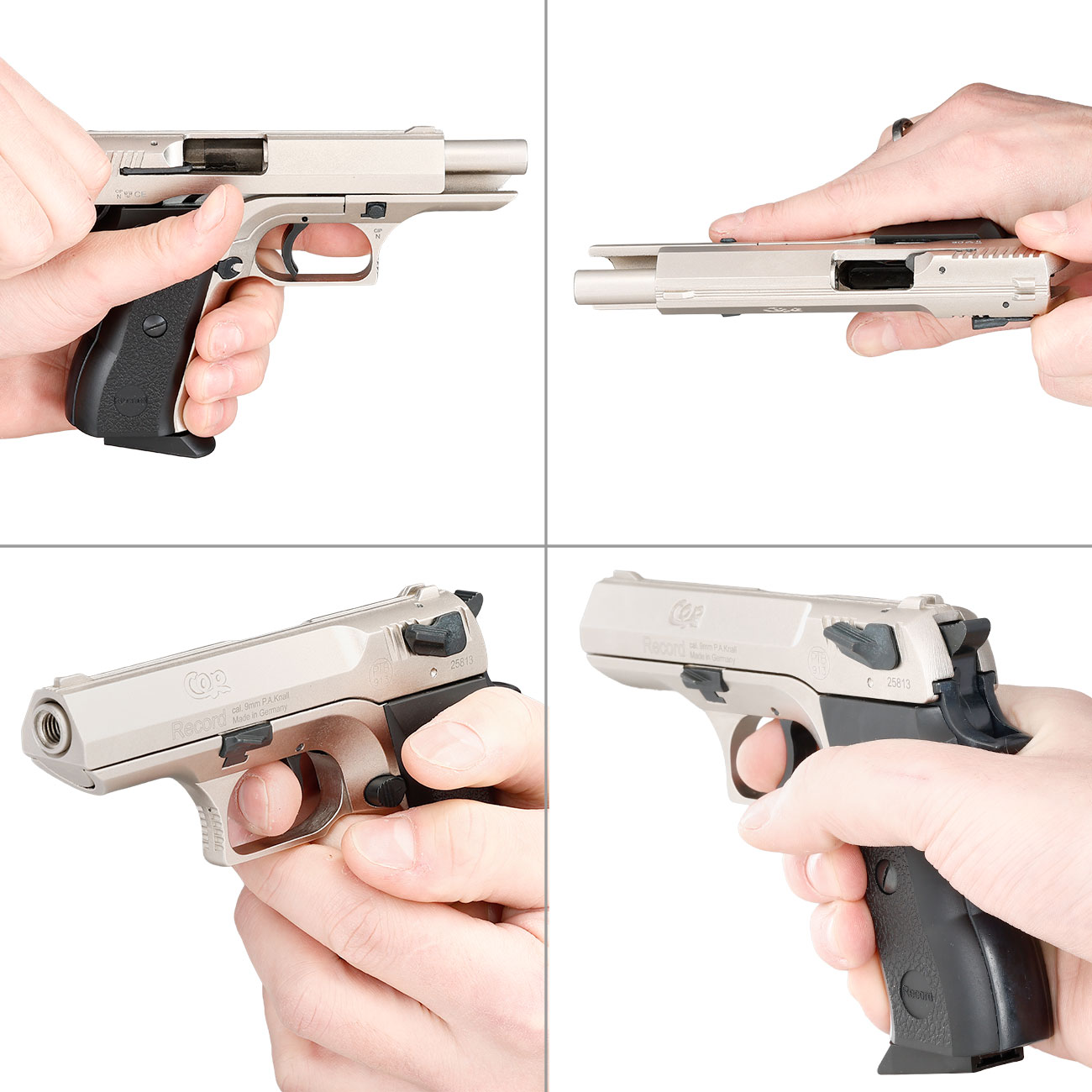 Record COP Schreckschuss Pistole 9 mm P.A.K. Metal-Plate Bild 11