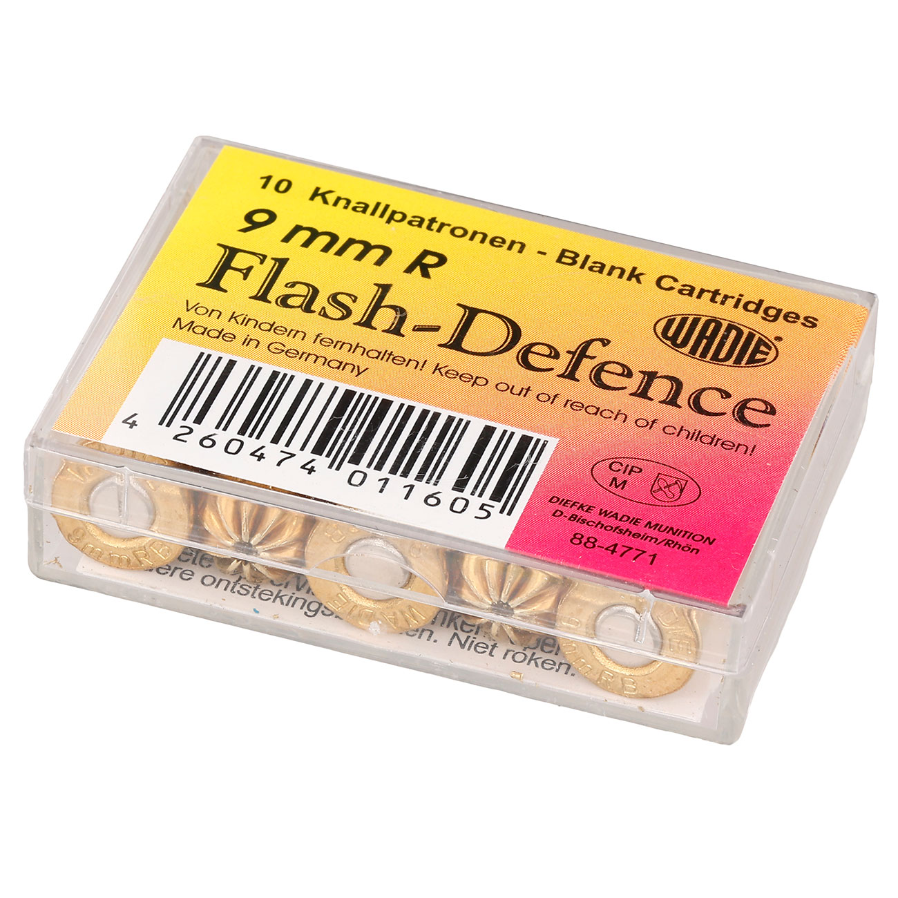 Flash Defence 9mm 10 Stck fr Revolver Bild 3