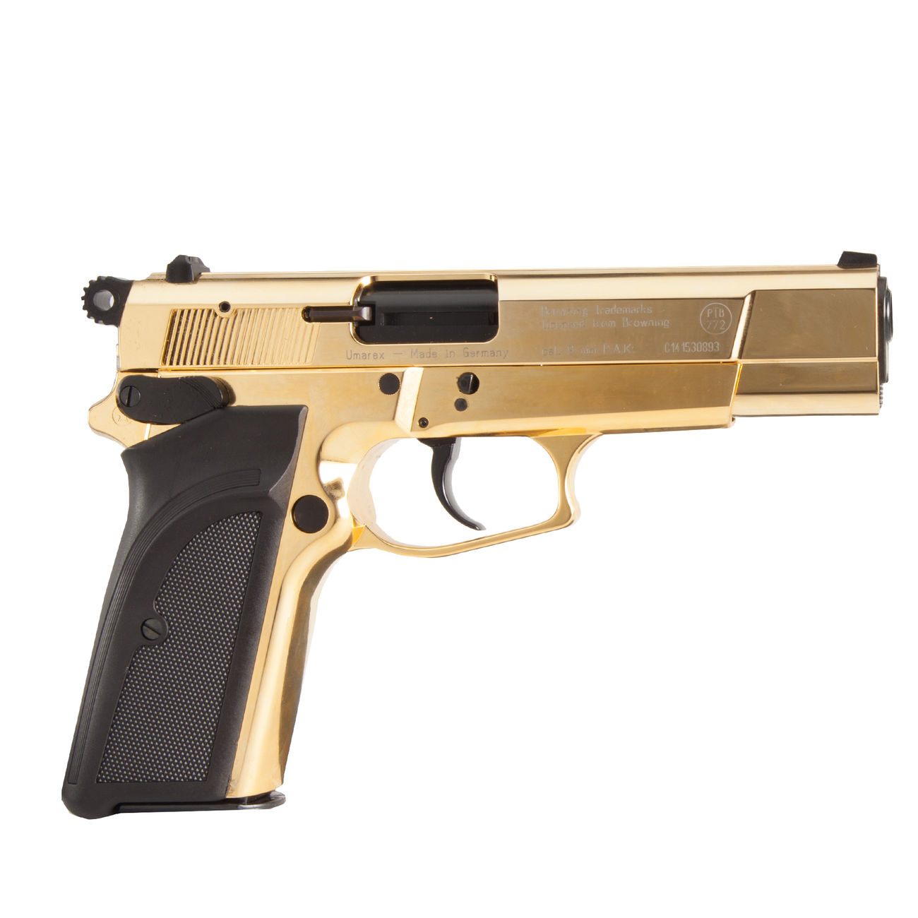 Browning GPDA9 Schreckschuss Pistole 9mm P.A.K. gold finish Bild 1