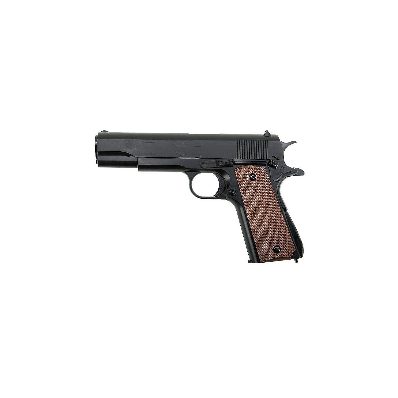 UHC M1911 A1 Heavy Weight Springer Softair 6mm BB schwarz Bild 1