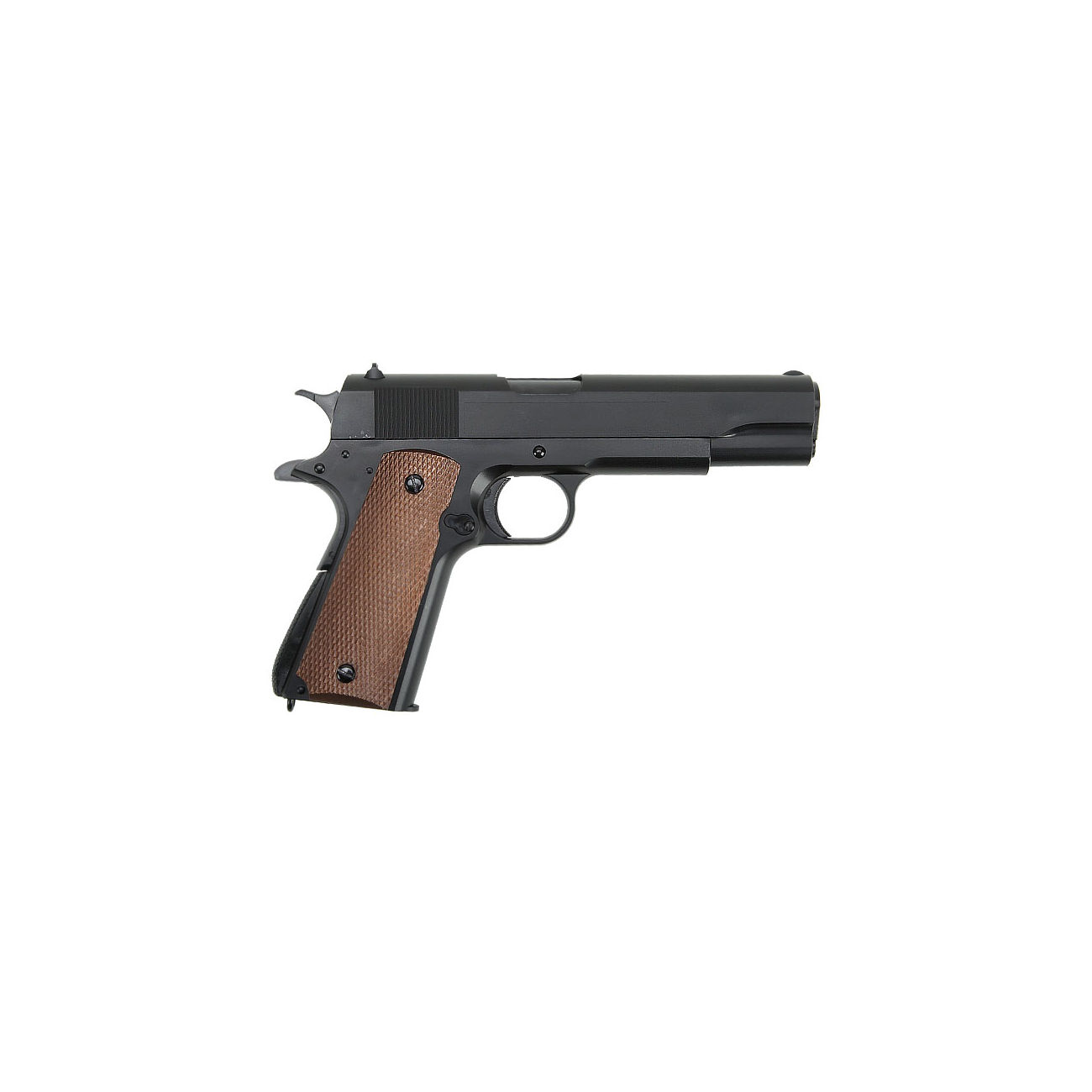 UHC M1911 A1 Heavy Weight Springer Softair 6mm BB schwarz Bild 2