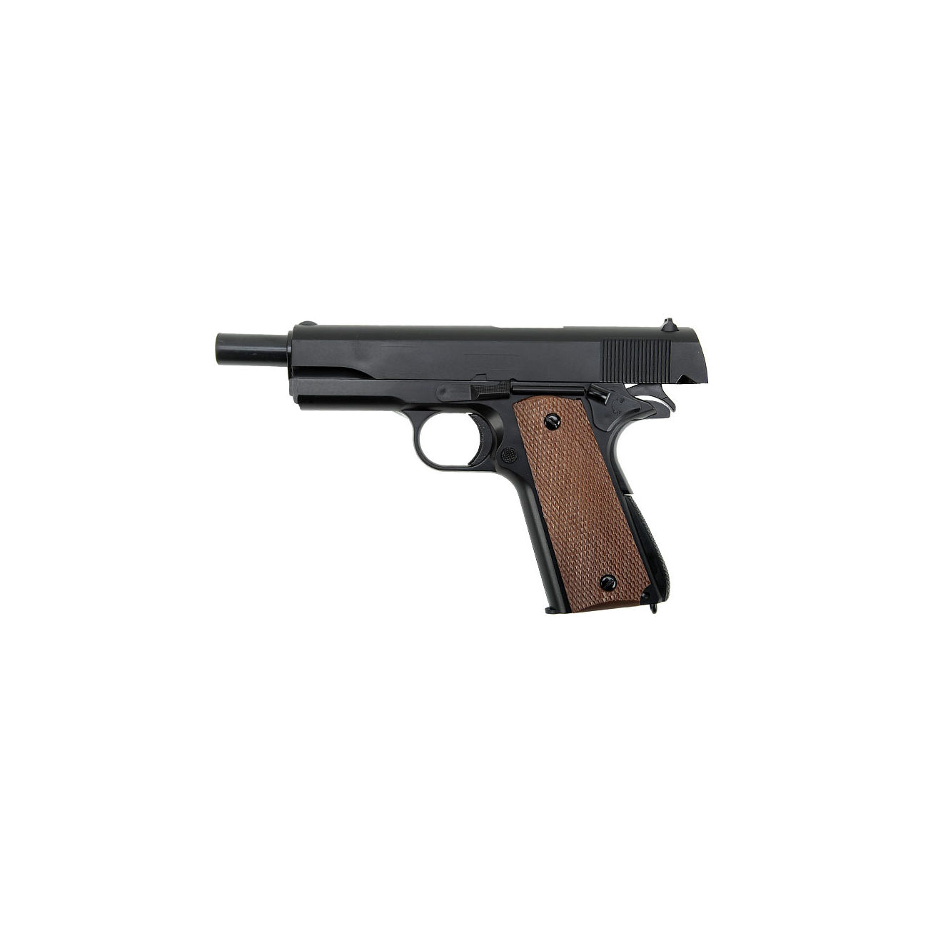 UHC M1911 A1 Heavy Weight Springer Softair 6mm BB schwarz Bild 3