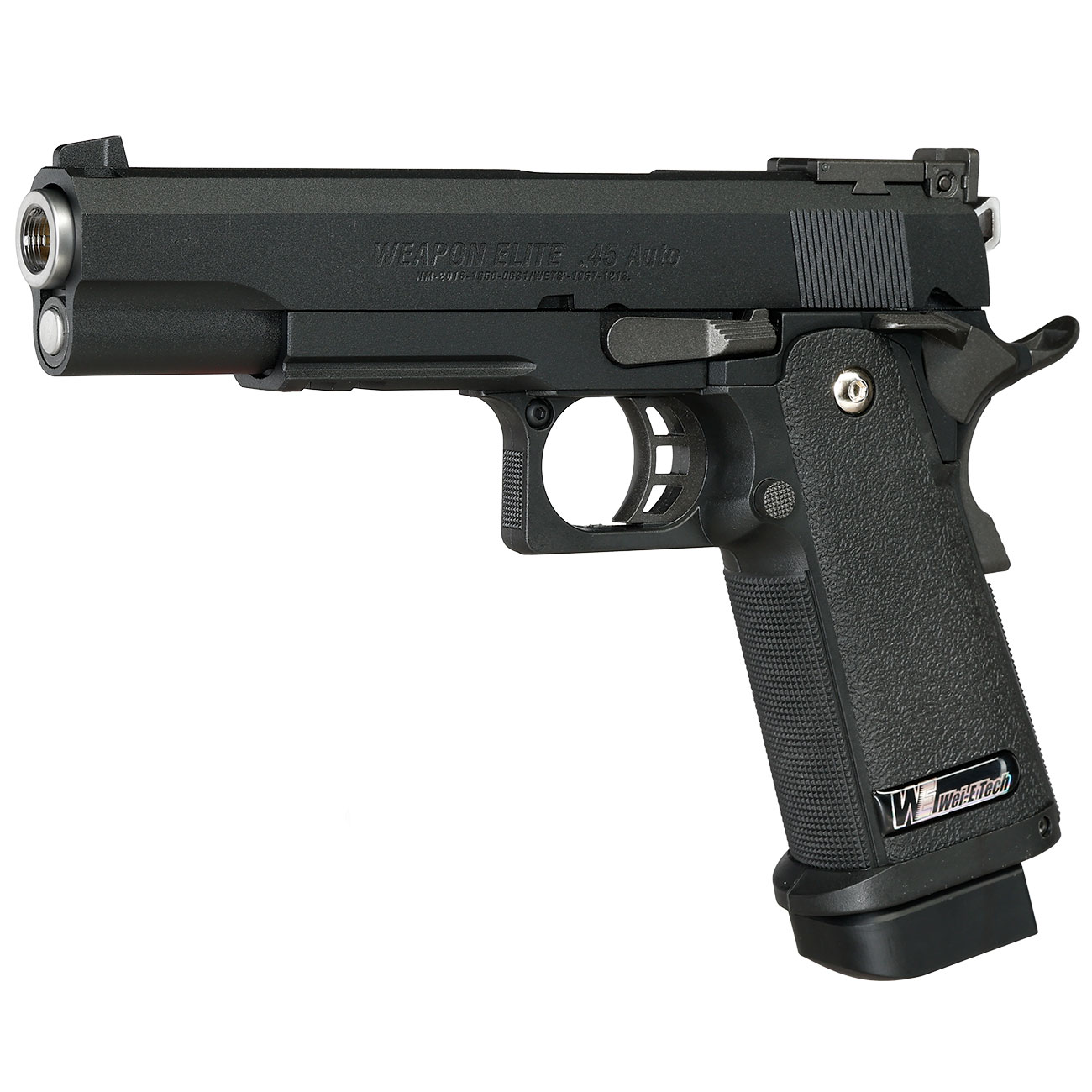 Wei ETech Hi-Capa 5.1 R-Type Vollmetall GBB 6mm BB schwarz