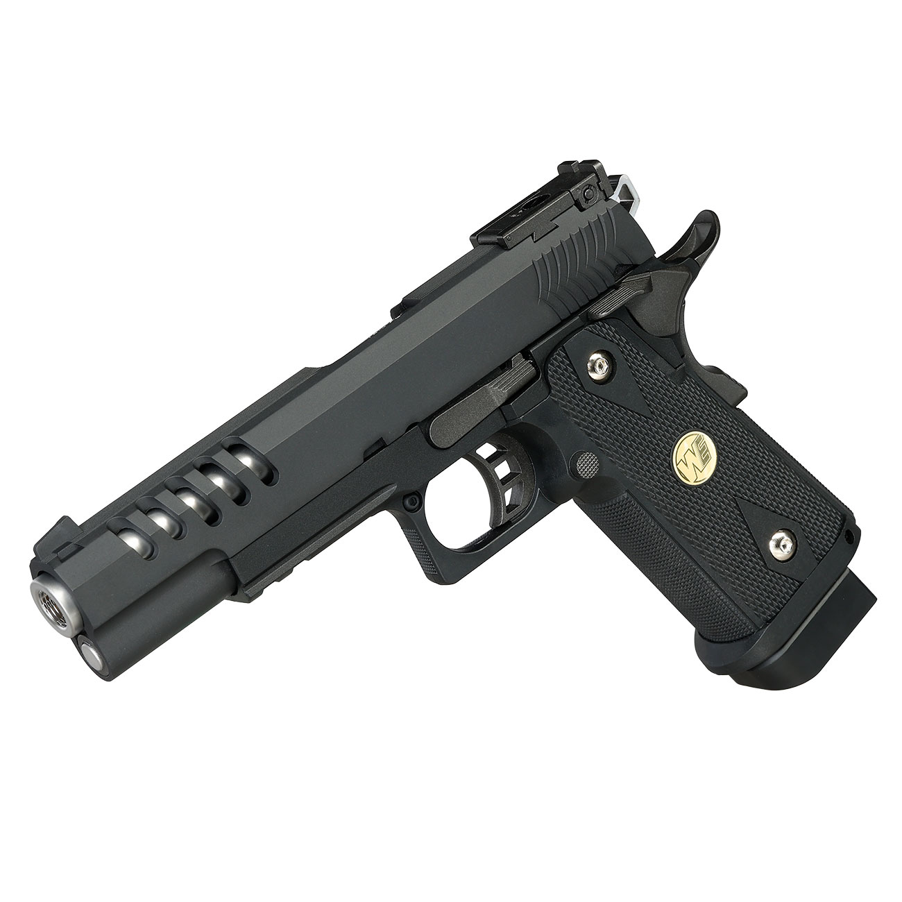 Wei ETech Hi-Capa 5.1 K-Type Vollmetall GBB 6mm BB schwarz Bild 10
