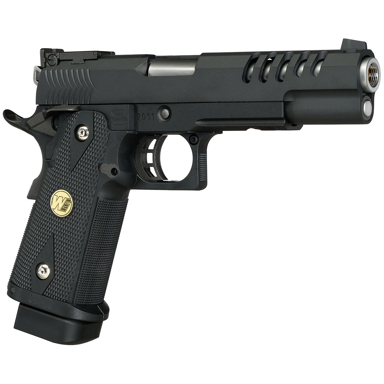 Wei ETech Hi-Capa 5.1 K-Type Vollmetall GBB 6mm BB schwarz Bild 9