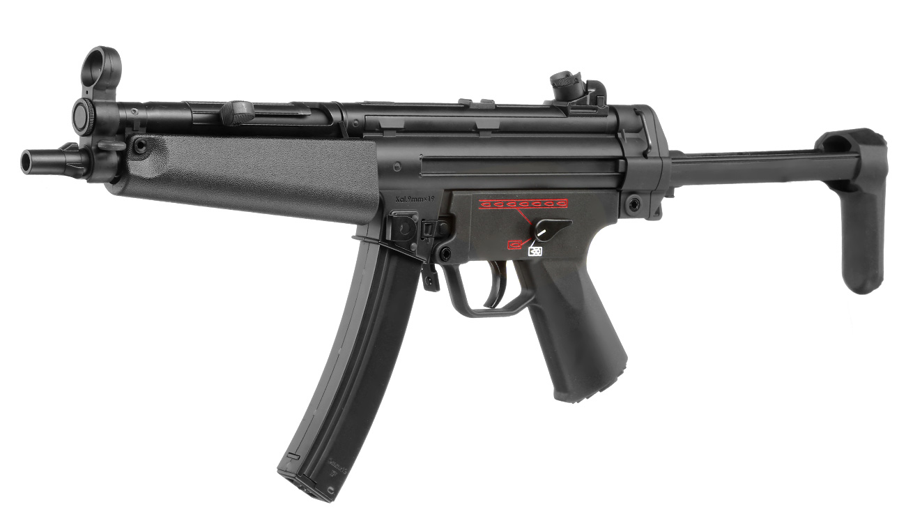 ICS MX5 A5 SMG Vollmetall S-AEG 6mm BB schwarz