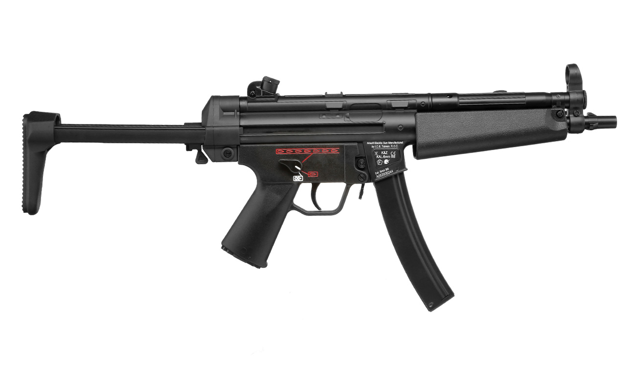 ICS MX5 A5 SMG Vollmetall S-AEG 6mm BB schwarz Bild 2