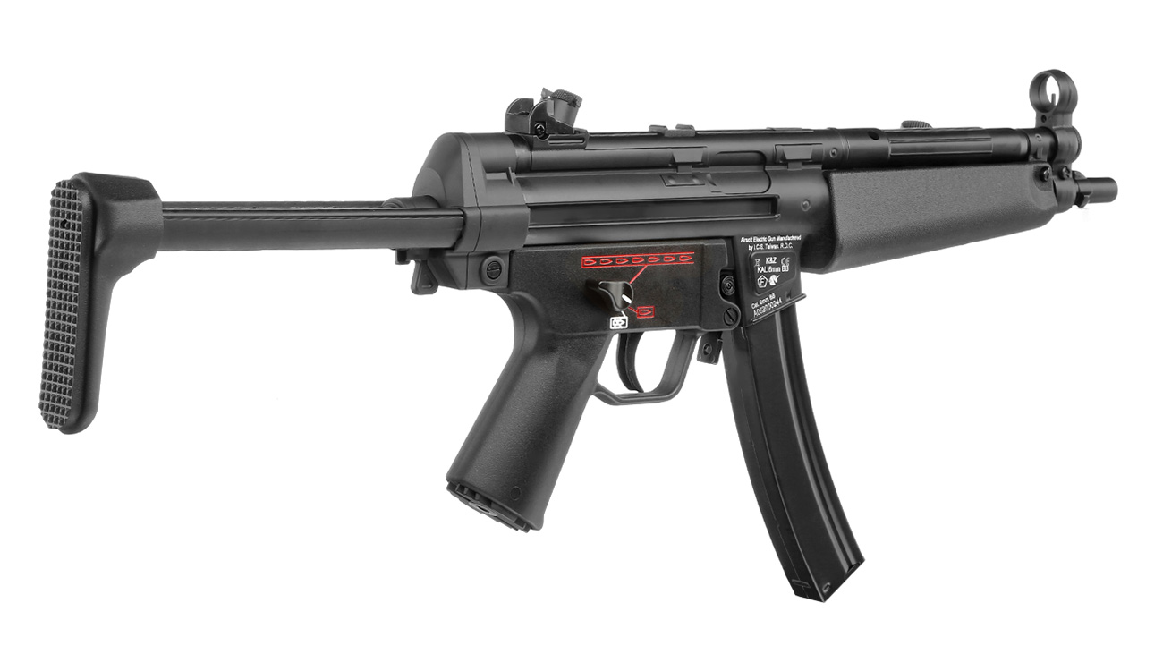 ICS MX5 A5 SMG Vollmetall S-AEG 6mm BB schwarz Bild 3