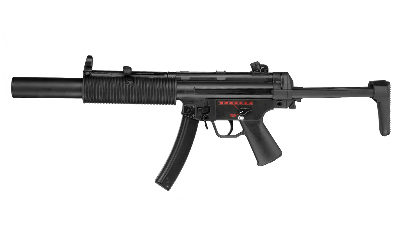 ICS MX5 SD6 SMG Vollmetall S-AEG 6mm BB schwarz Bild 1