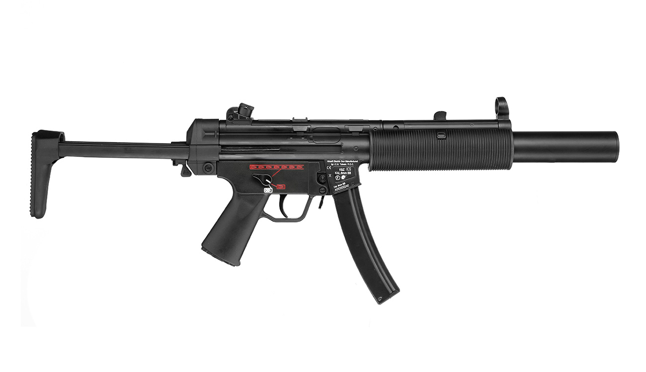 ICS MX5 SD6 SMG Vollmetall S-AEG 6mm BB schwarz Bild 2