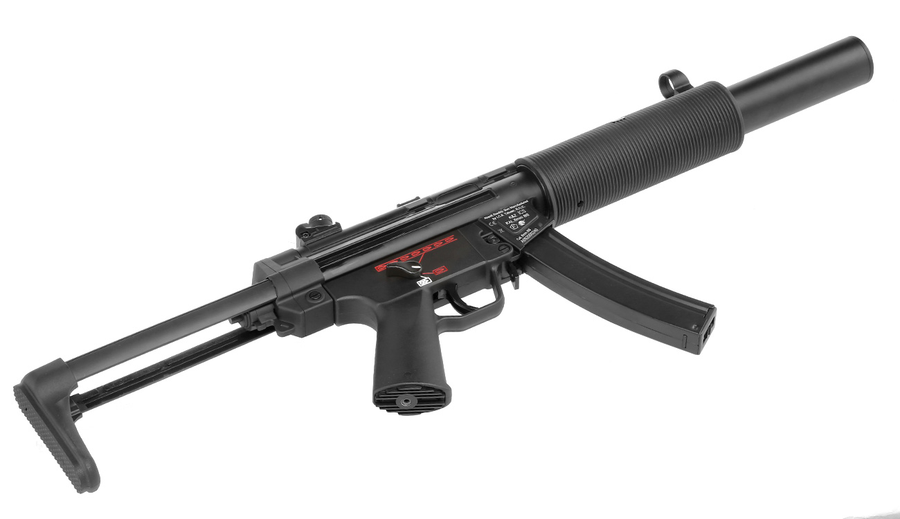 ICS MX5 SD6 SMG Vollmetall S-AEG 6mm BB schwarz Bild 5