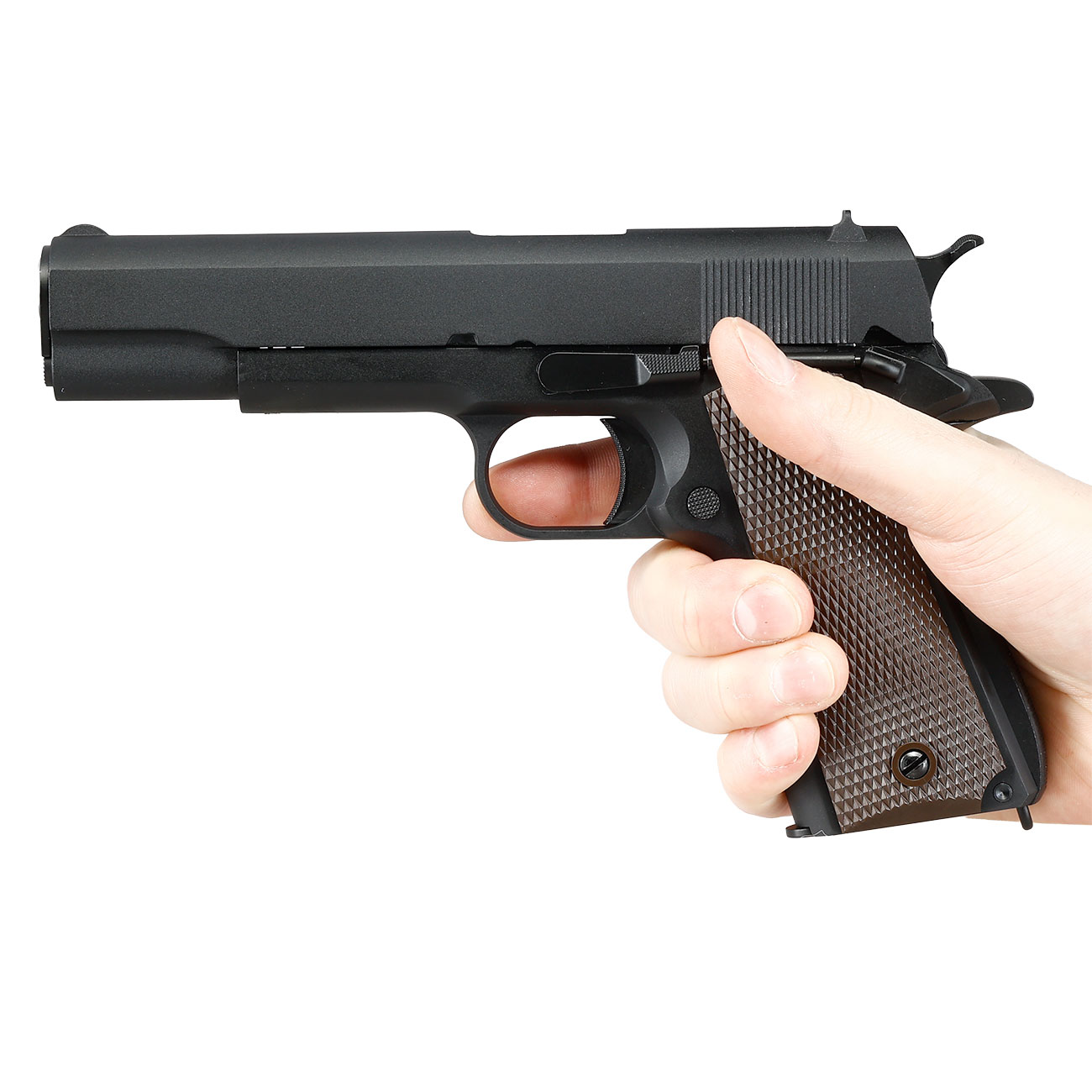 Wei-ETech M1911A1 Vollmetall GBB 6mm BB schwarz - V3 Bild 3