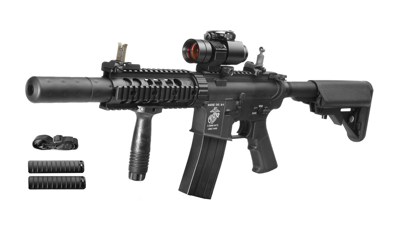G P M4 Special Operation Vollmetall S Aeg 6mm Bb Schwarz Kotte Zeller
