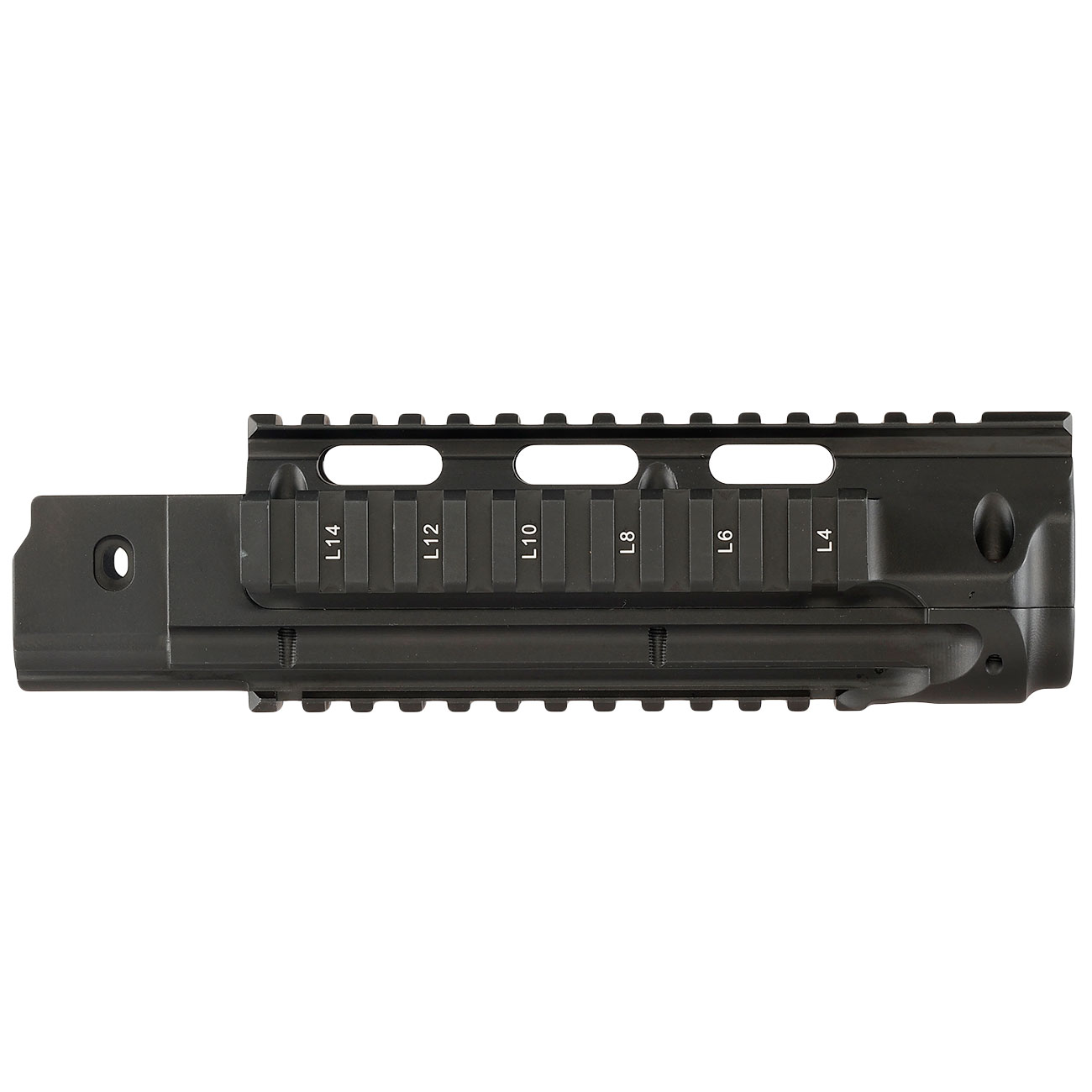 King Arms FAL CNC Aluminium RAS Rail Handguard Kit Short-Type schwarz f. King Arms FAL / FAL Tactical Carbine S-AEG Bild 2
