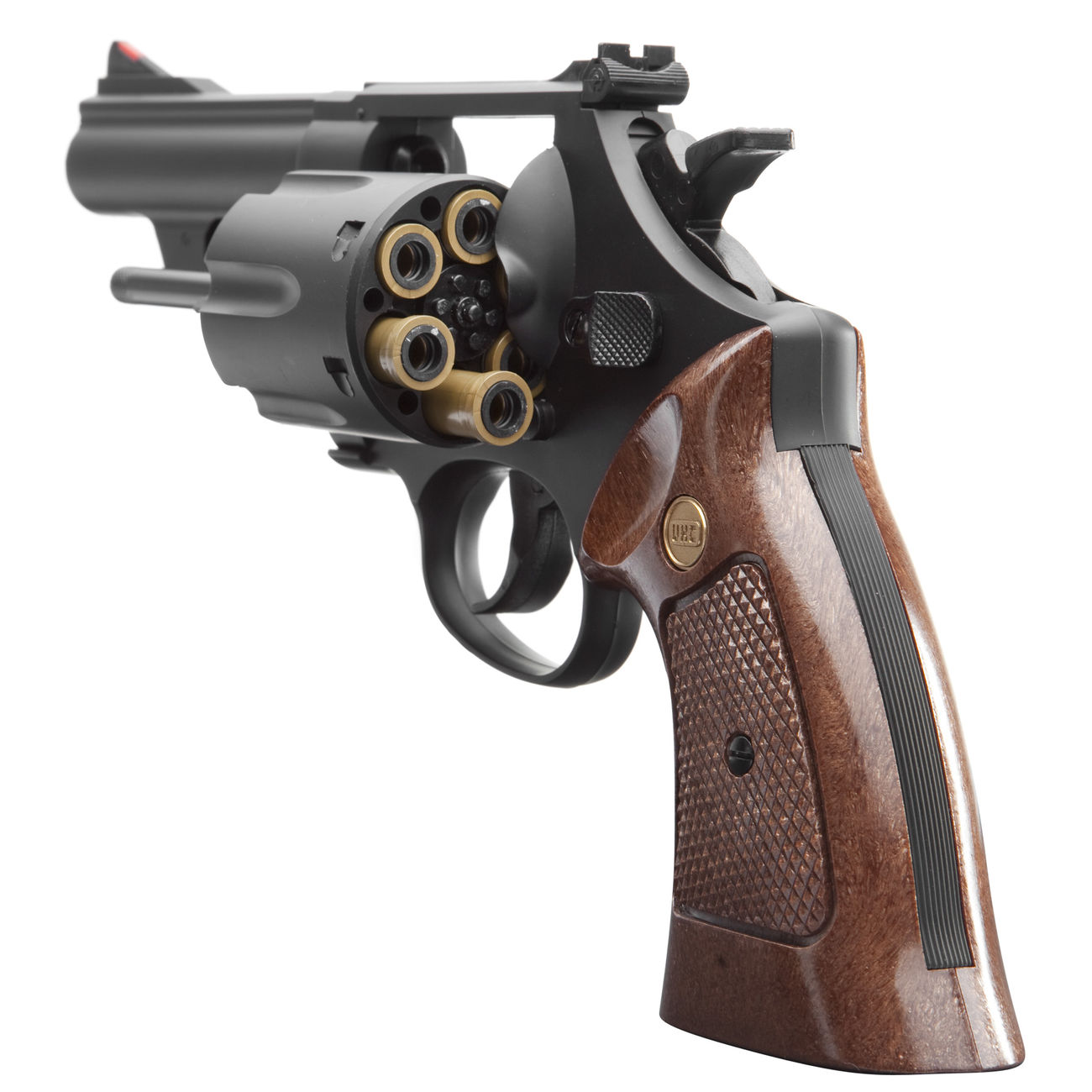 UHC M-29 4 Zoll Softair Revolver 6mm BB schwarz mit Hlsen Bild 3