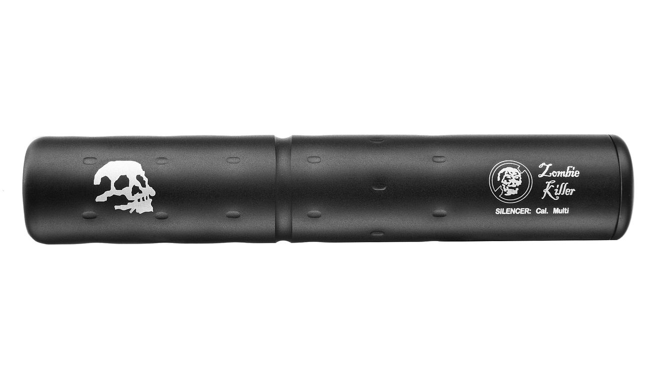 G&P Zombie Killer Aluminium Silencer schwarz 14mm- / 14mm+ Bild 1
