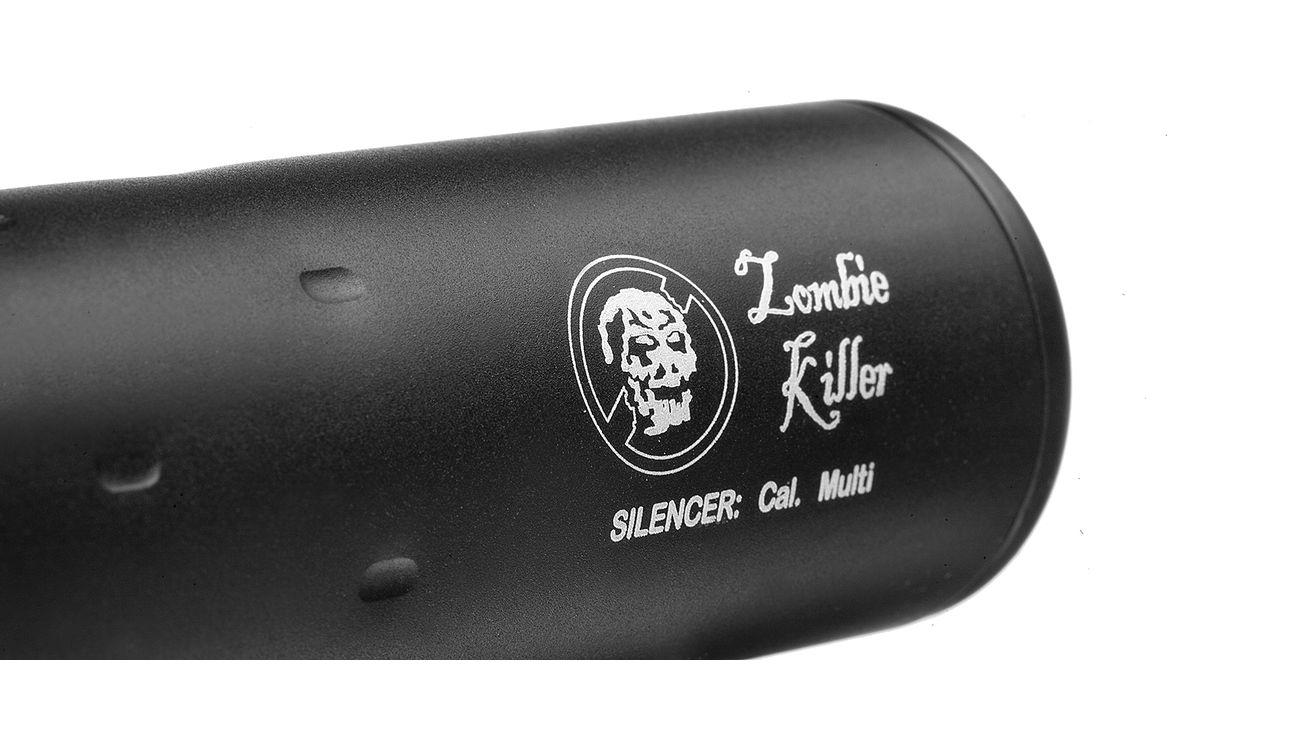G&P Zombie Killer Aluminium Silencer schwarz 14mm- / 14mm+ Bild 4