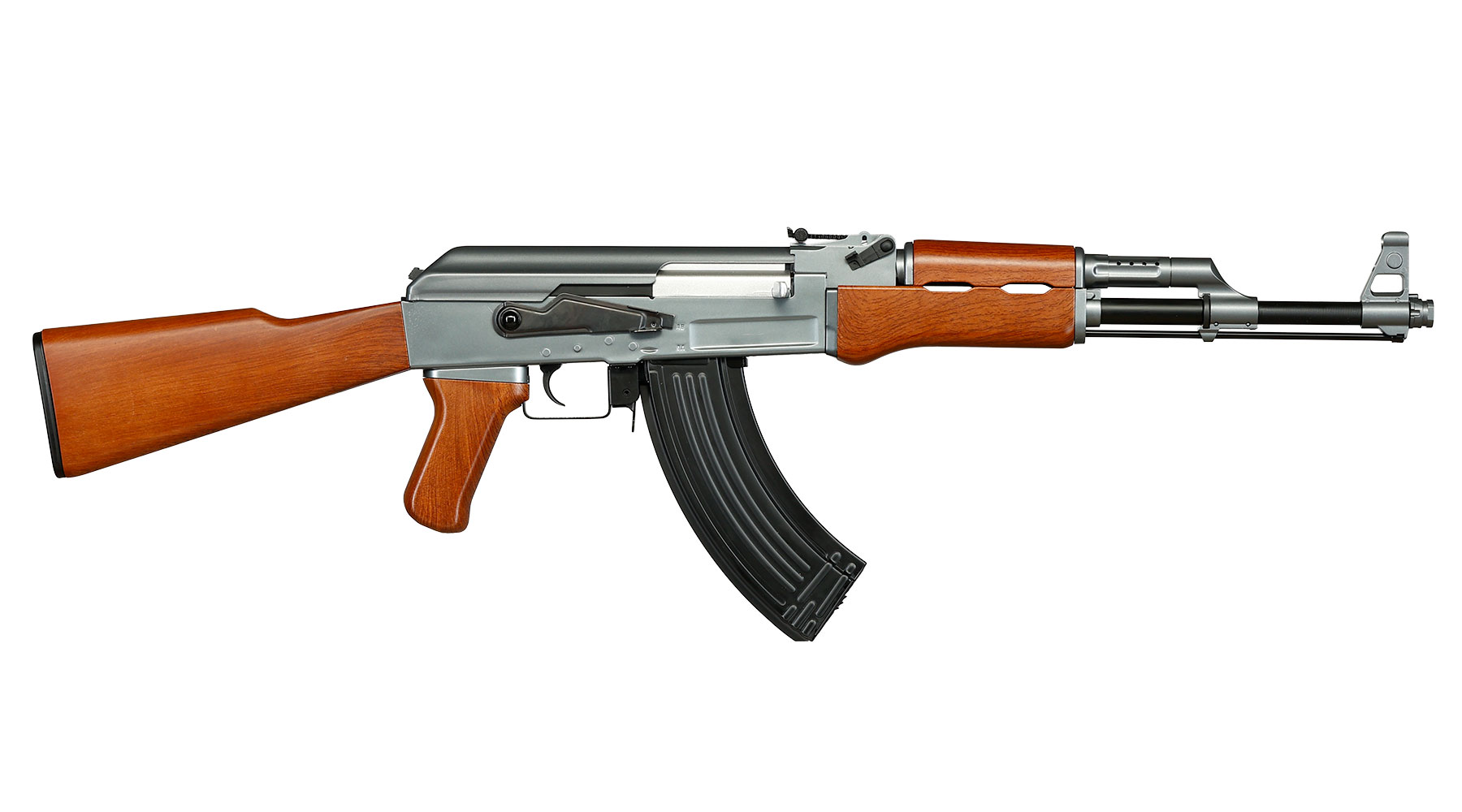 Cybergun Kalashnikov AK47 Fixed Stock S-AEG 6mm BB Holzoptik Bild 2