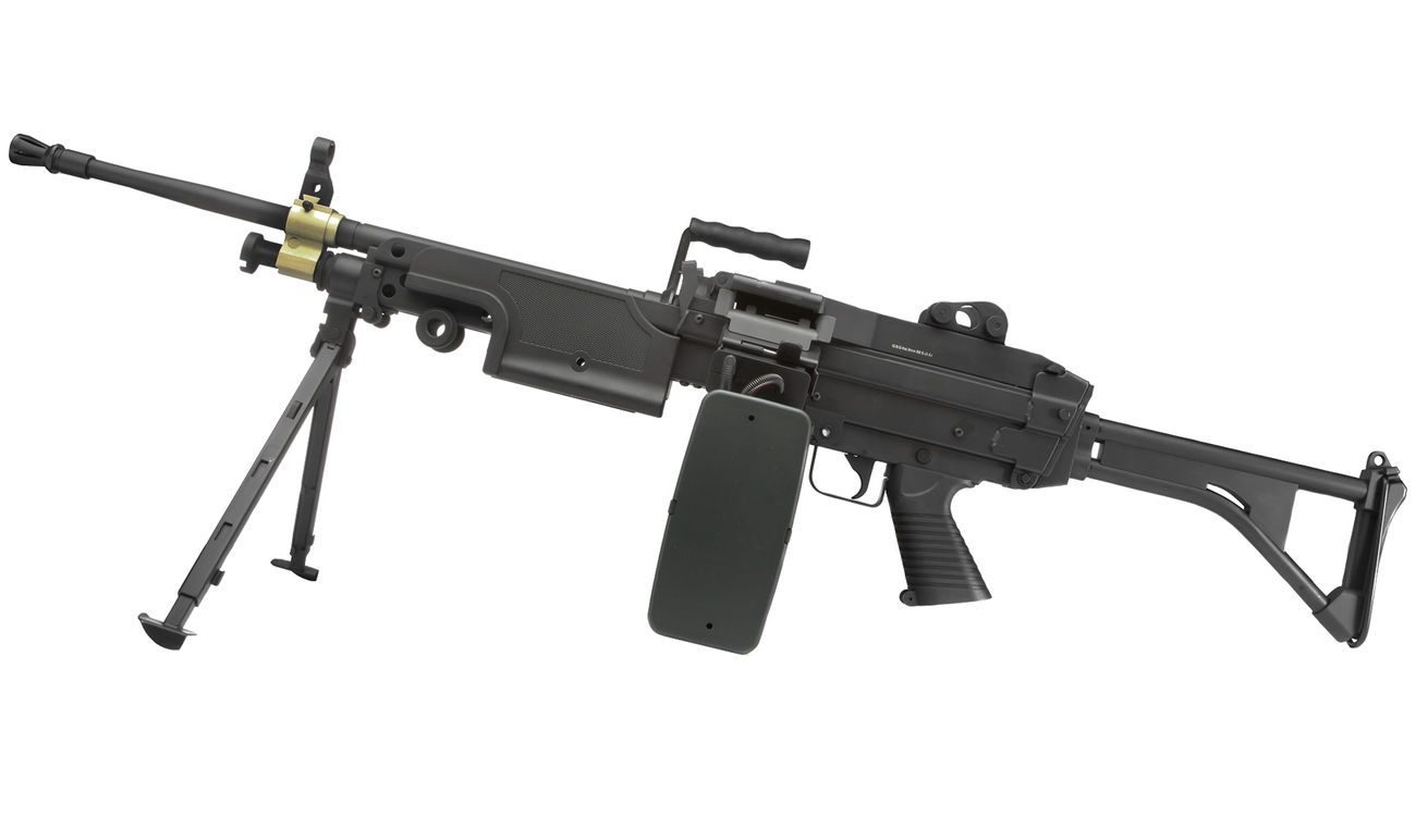 A&K M249 MK I Vollmetall Komplettset AEG 6mm BB schwarz günstig kaufen ...