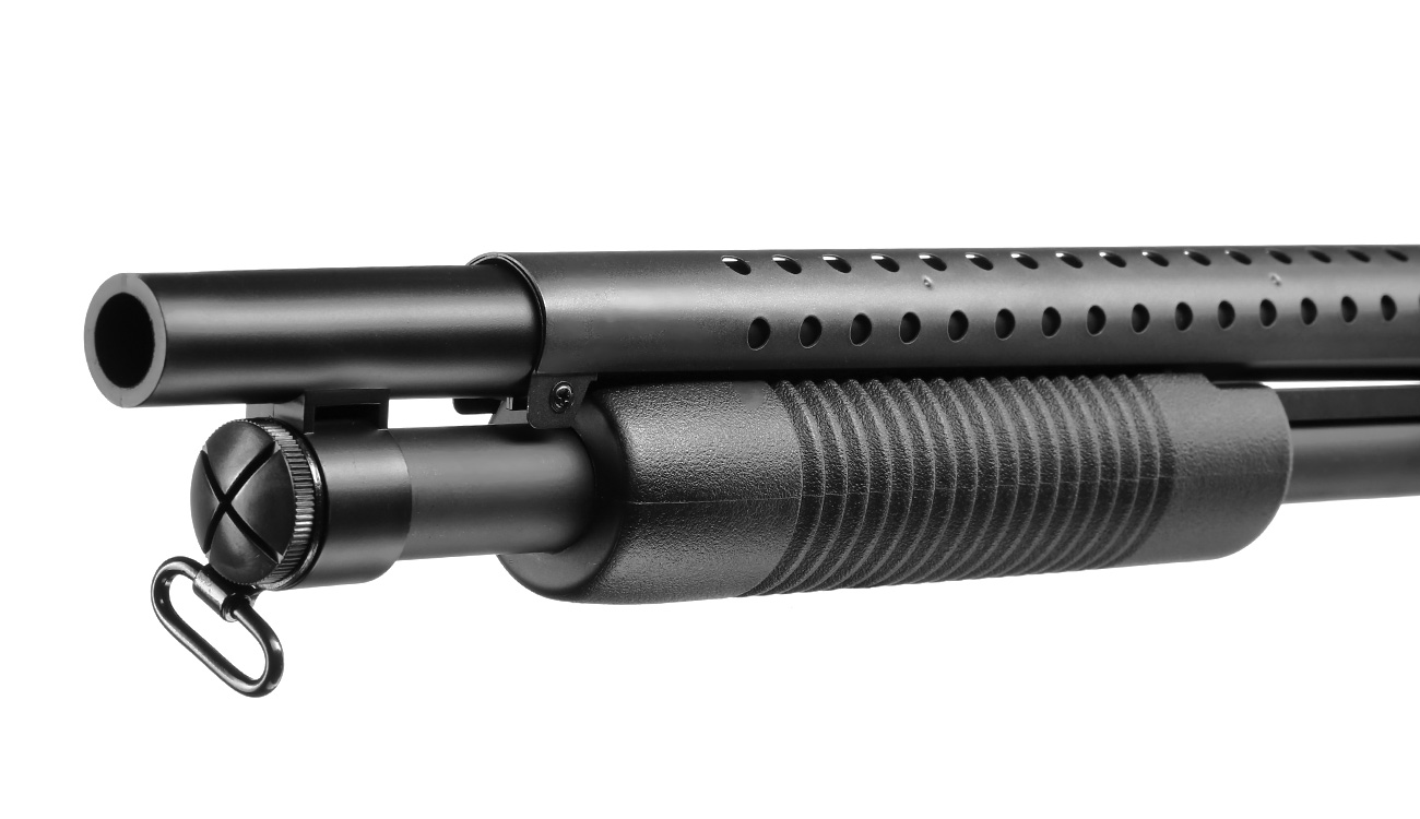 D.E. M500 Combat Shotgun Shorty Version Springer 6mm BB schwarz Bild 5