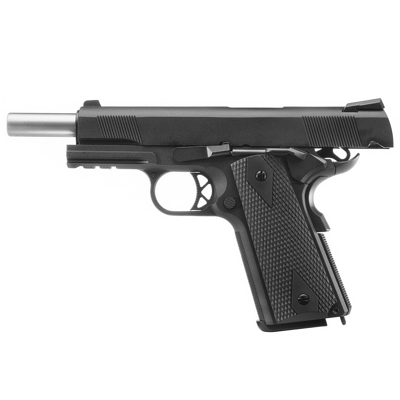 Wei-ETech M1911 Tactical Vollmetall GBB 6mm BB schwarz - V3 Bild 1