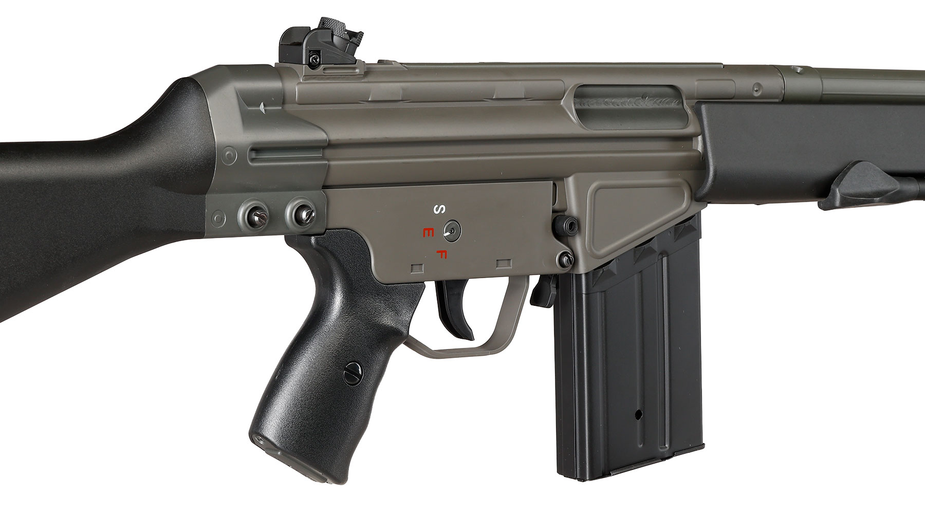 Jing Gong G3 SG1 Pro-Series Airsoft S-AEG 6mm BB schwarz / grau Bild 10