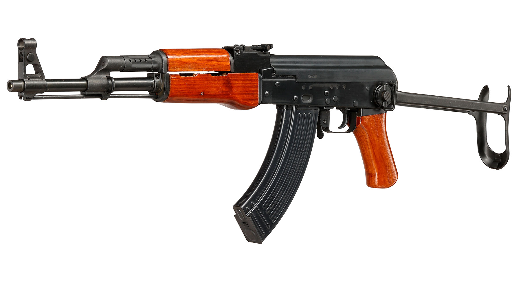 Real Sword Type 56-1 mit Klappschaft Vollstahl S-AEG 6mm BB - Echtholz Version