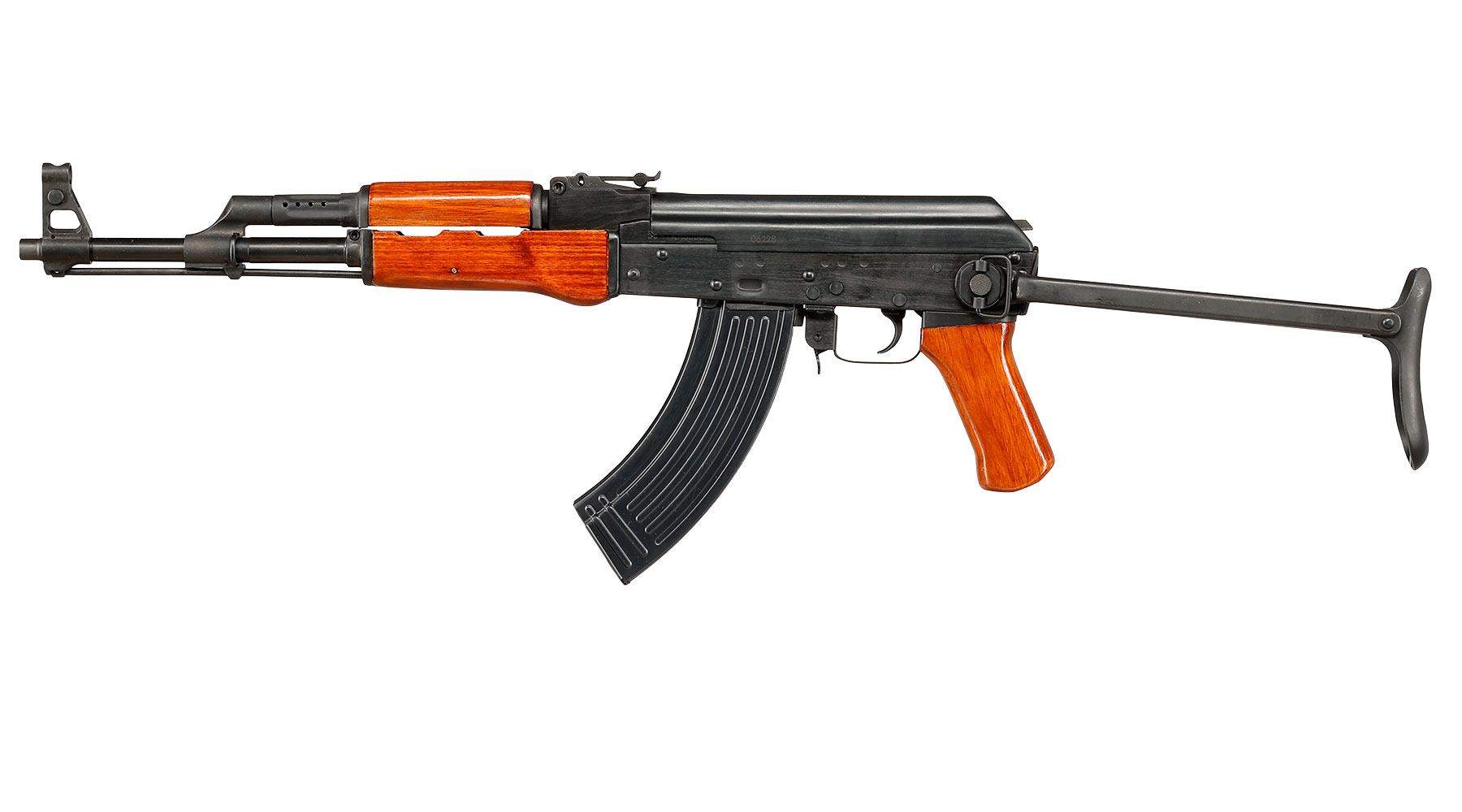 Real Sword Type 56-1 mit Klappschaft Vollstahl S-AEG 6mm BB - Echtholz Version Bild 1