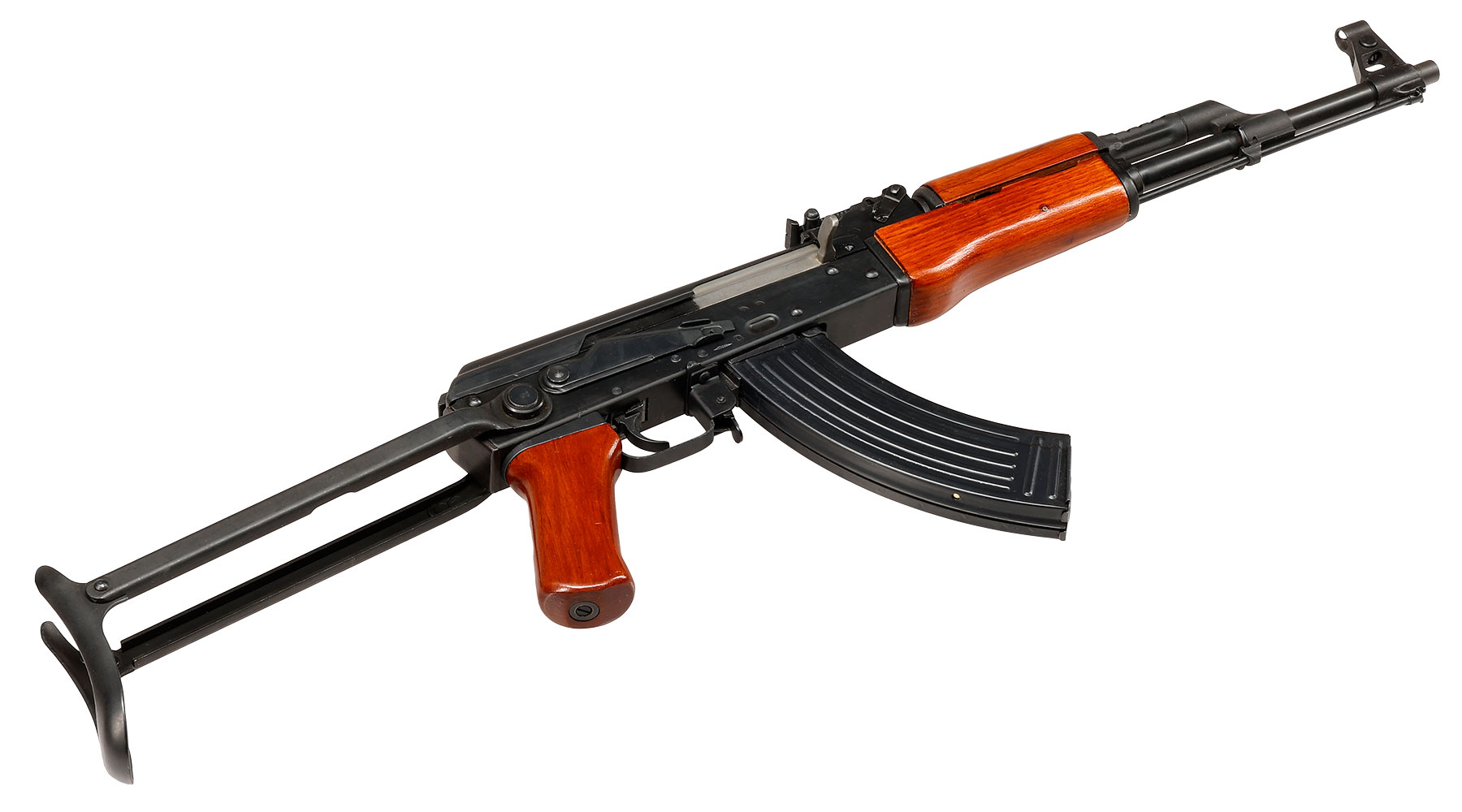Real Sword Type 56-1 mit Klappschaft Vollstahl S-AEG 6mm BB - Echtholz Version Bild 6