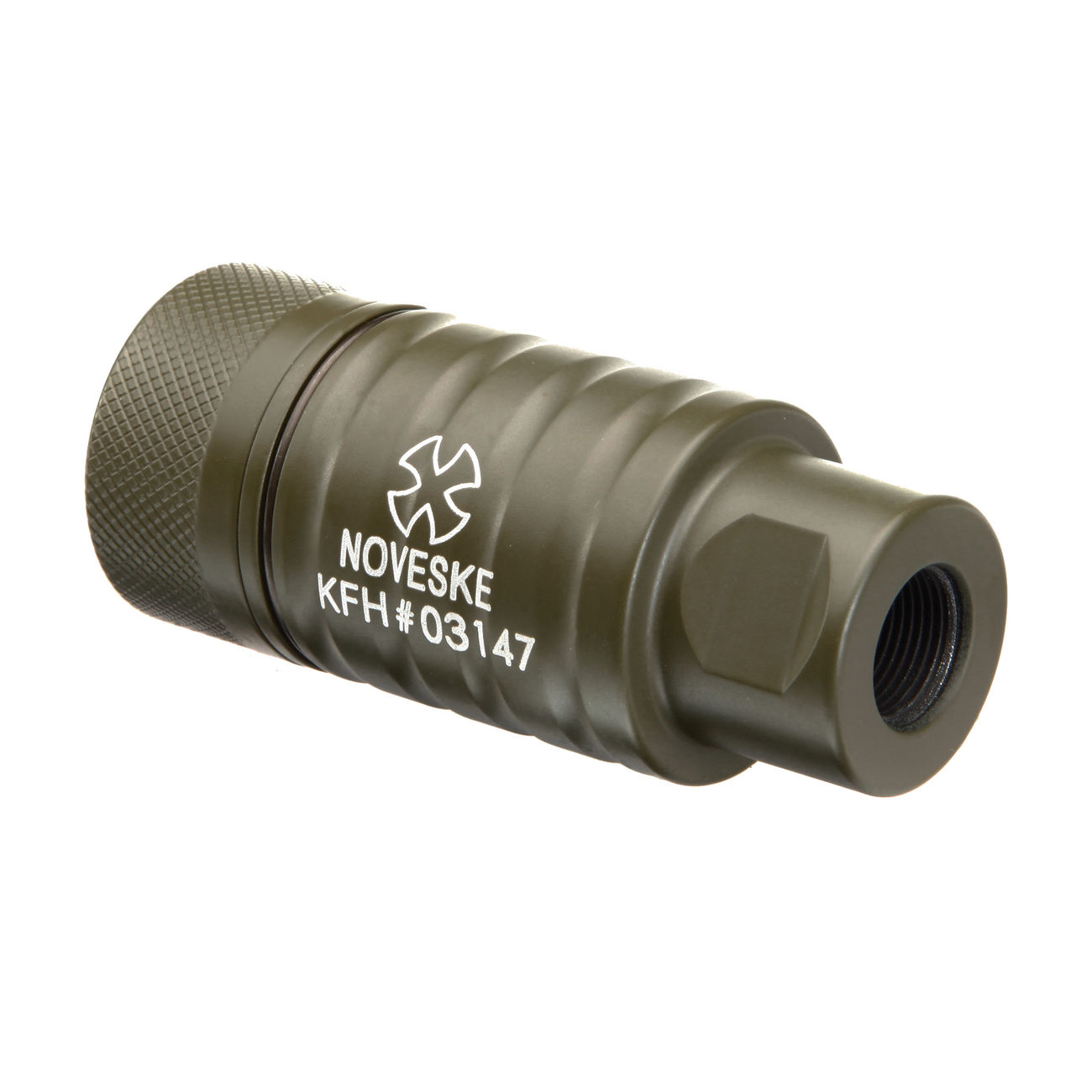 MadBull / Noveske KFH Aluminium Amplifier Flash-Hider oliv 14mm- Bild 4