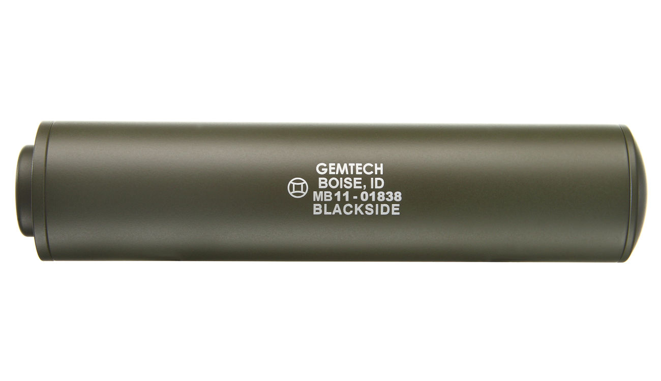 MadBull / Gemtech Blackside Aluminium Silencer oliv / OD 14mm - Bild 3