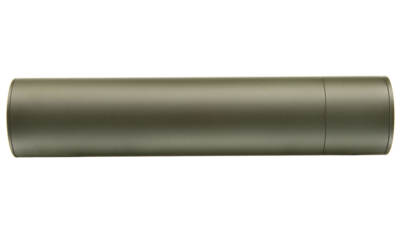 Madbull / Gemtech G5 Aluminium Silencer inkl. Flash-Hider oliv / OD 14mm - Bild 2