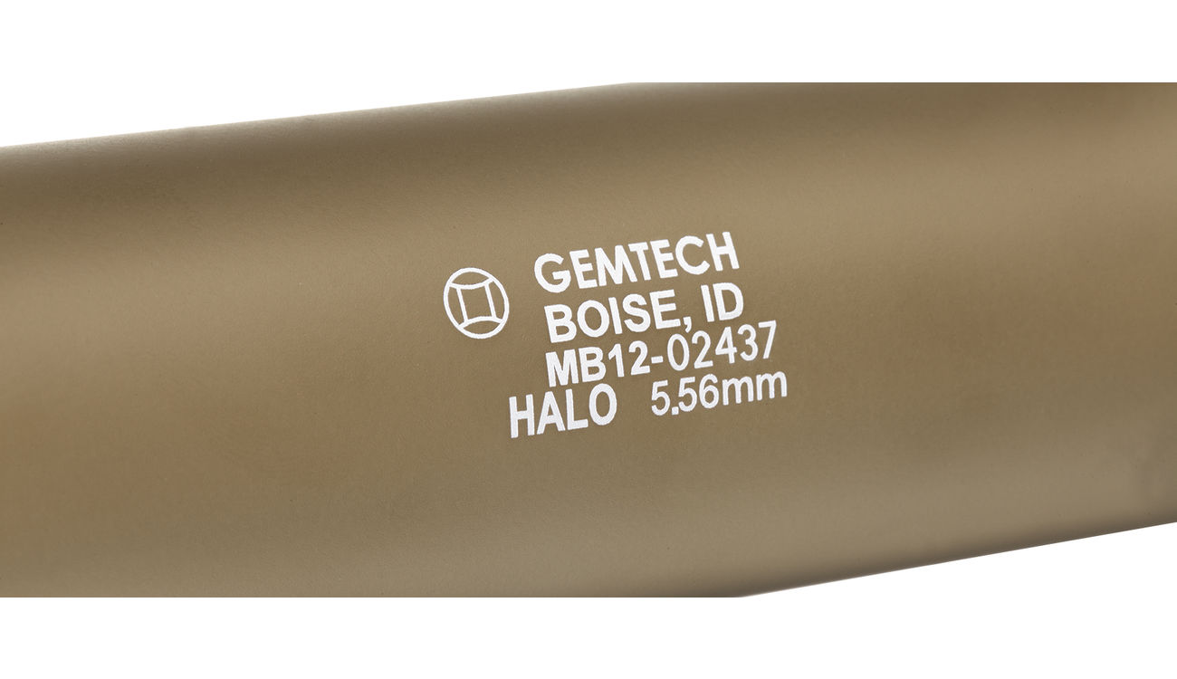 MadBull / Gemtech Halo Aluminium Silencer Desert Tan - New Version Bild 4