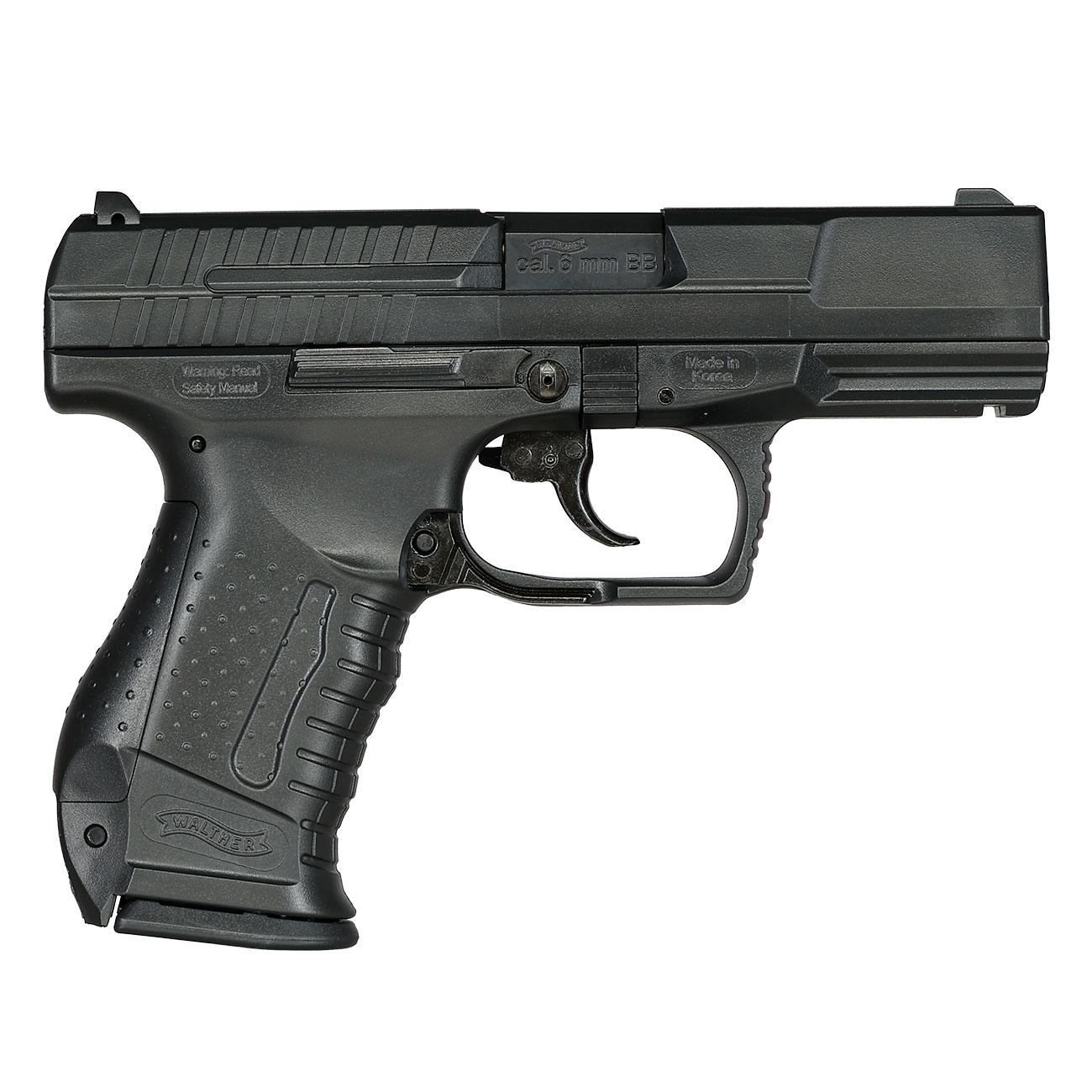 Walther P99 Airsoft Springer 6mm BB schwarz inkl. Ersatzmagazin Bild 5