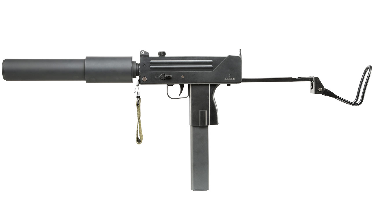 Tokyo Marui MAC-10 Sub Machine Gun mit Silencer S-AEG 6mm BB schwarz Bild 1