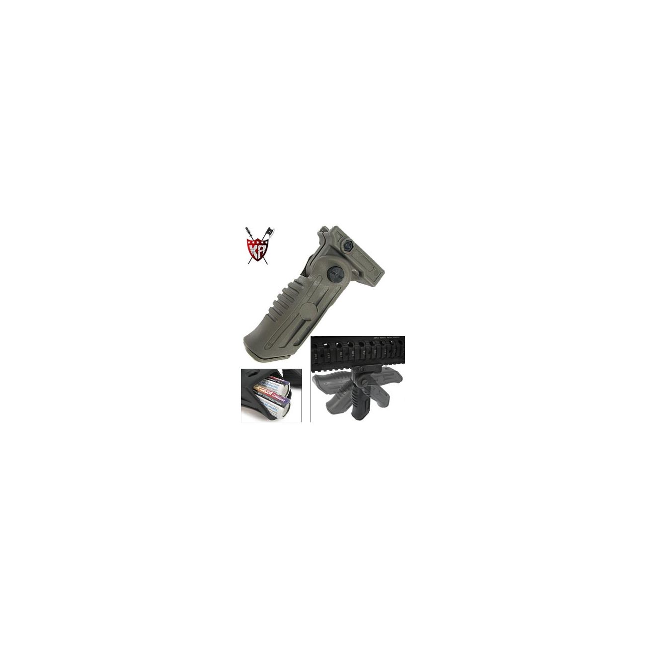 King Arms RIS 5-Position Tactical Grip dark earth