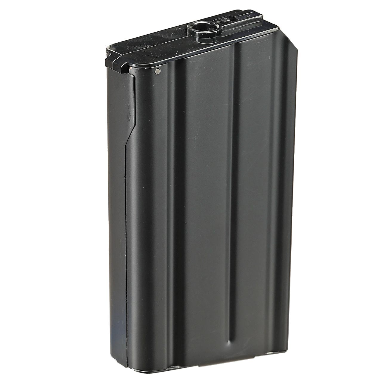 King Arms FAL Stahlblech Magazin Low-Cap 90 Schuss schwarz