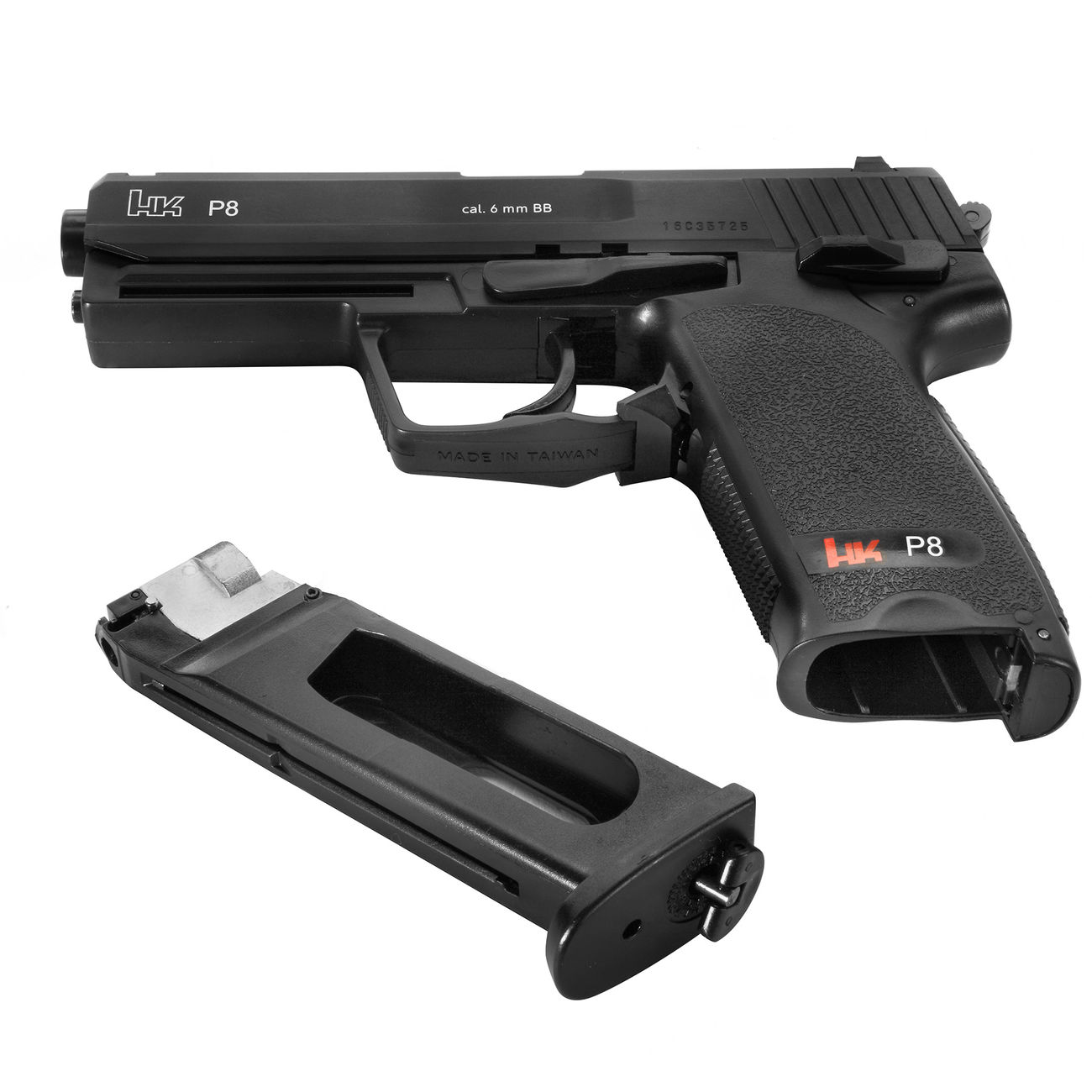 Heckler & Koch P8 CO2 NBB 6mm BB schwarz Bild 4