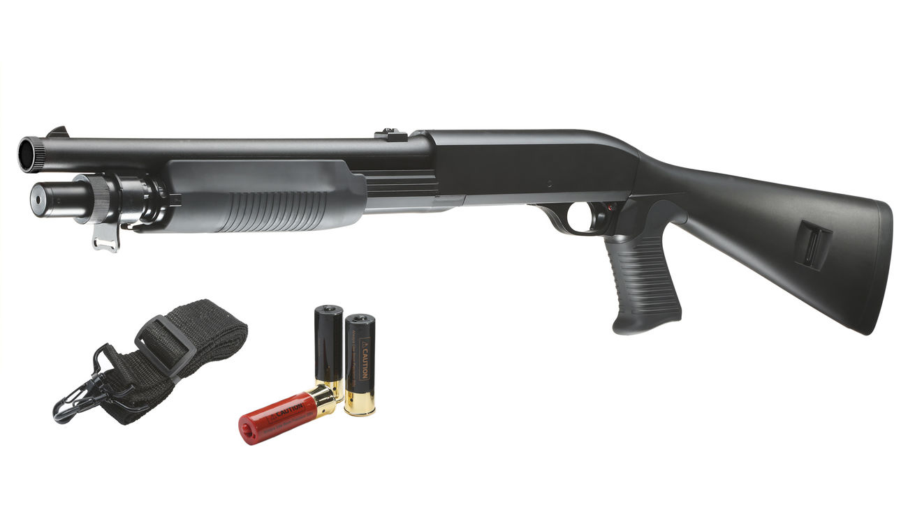 UTG MultiShot Combat Tactical Shotgun (Full Stock) Springer Kotte