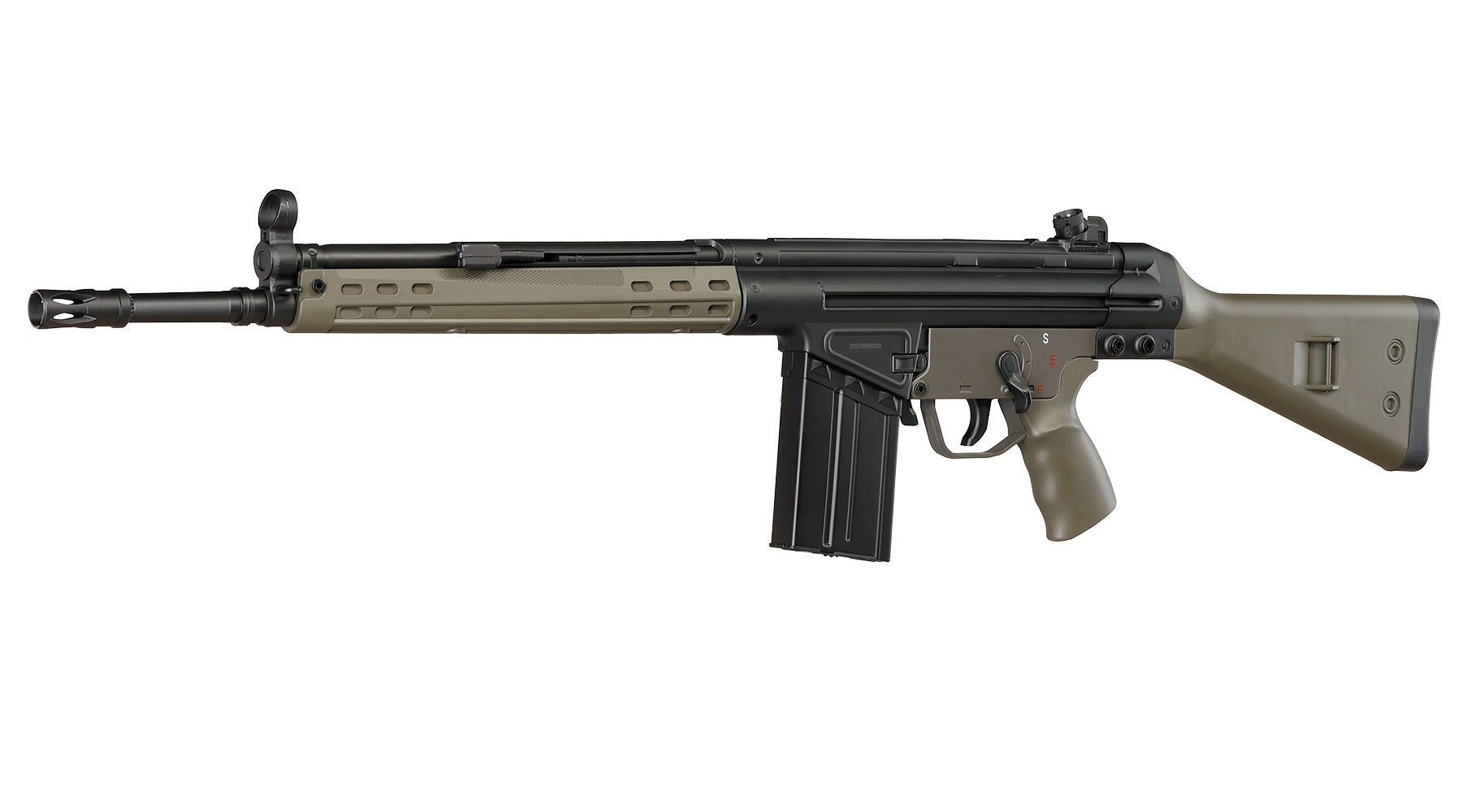 Jing Gong G3A3 Pro-Series Airsoft S-AEG 6mm BB oliv