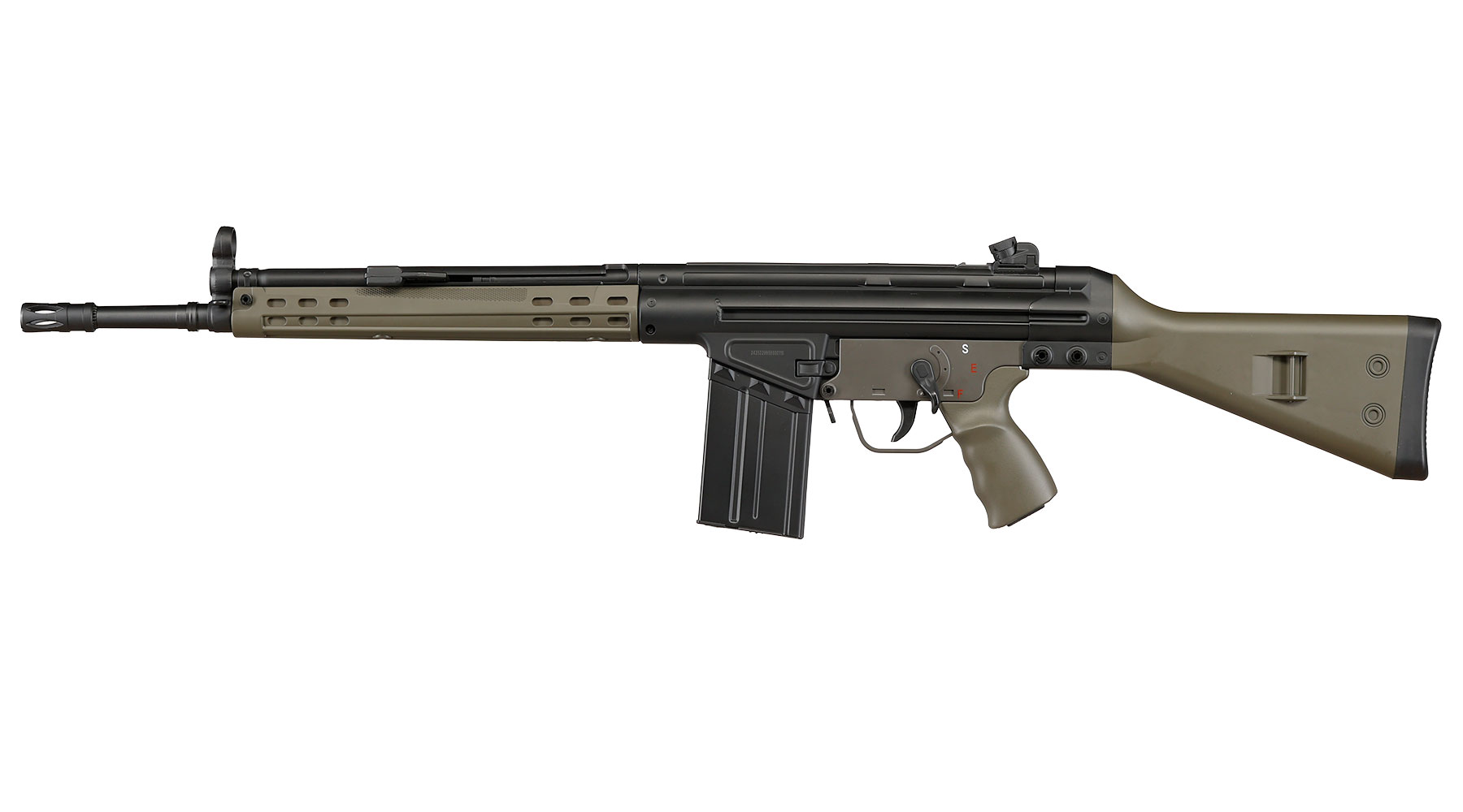 Jing Gong G3A3 Pro-Series Airsoft S-AEG 6mm BB oliv Bild 1