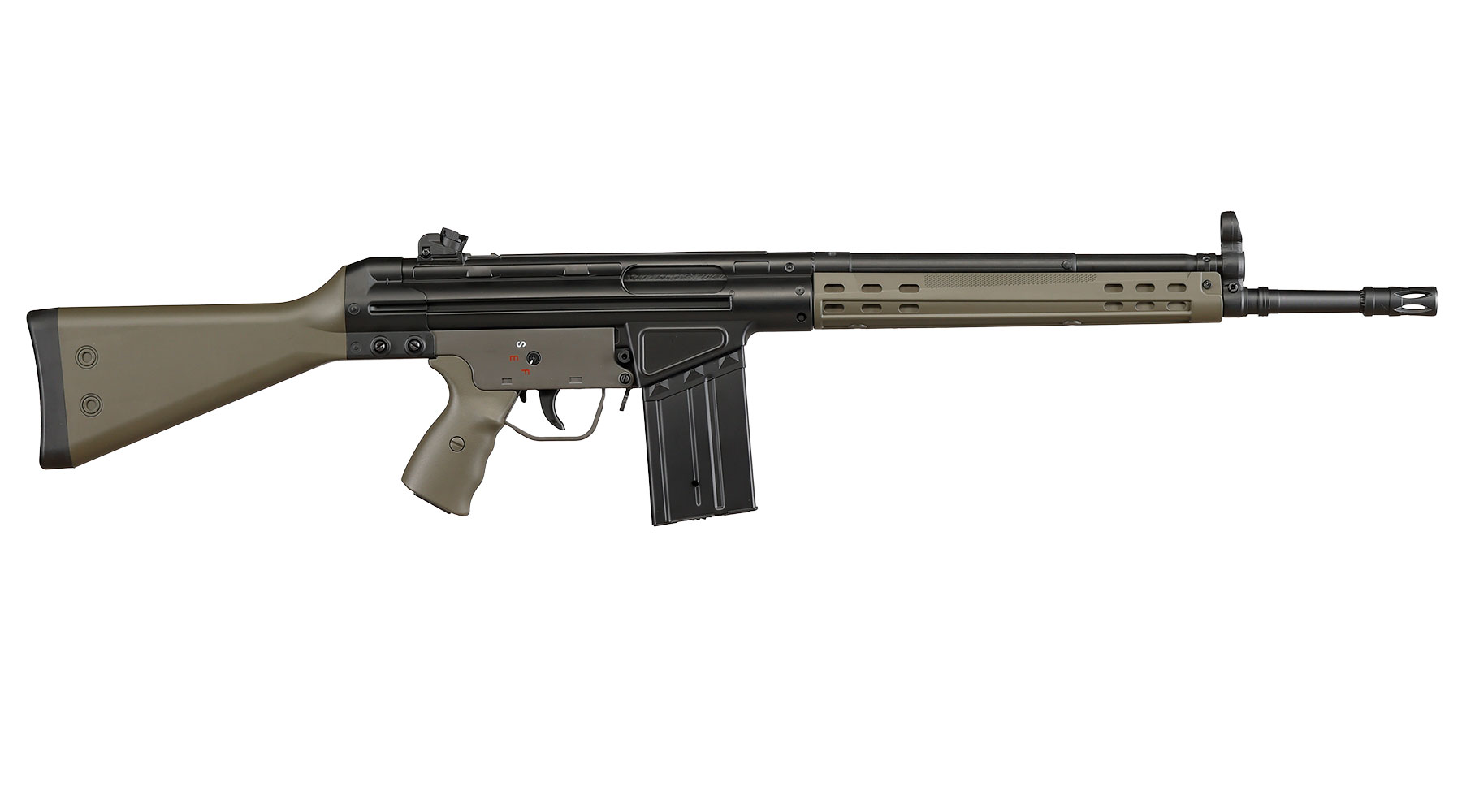 Jing Gong G3A3 Pro-Series Airsoft S-AEG 6mm BB oliv Bild 2