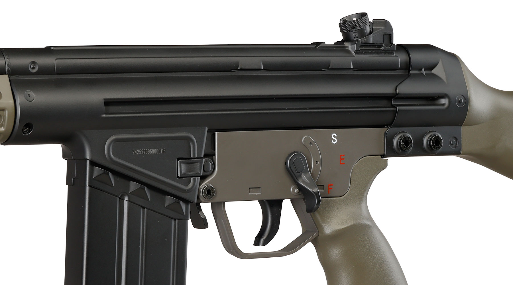 Jing Gong G3A3 Pro-Series Airsoft S-AEG 6mm BB oliv Bild 6