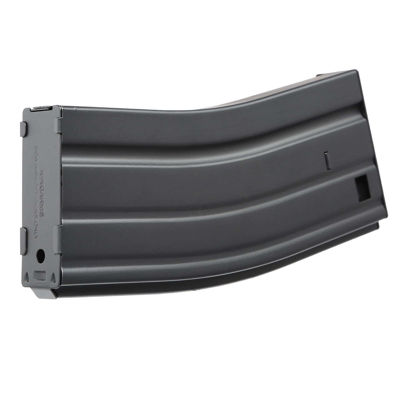 King Arms M4/M16 Magazin 120er schwarz (Metall) Bild 1