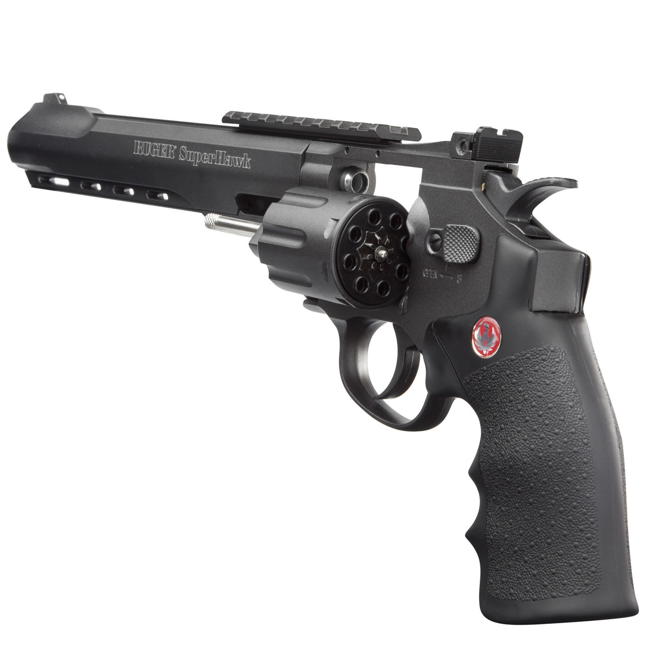 Versandrcklufer Ruger Super Hawk 8 Zoll 6mm BB CO2 Revolver schwarz Bild 3